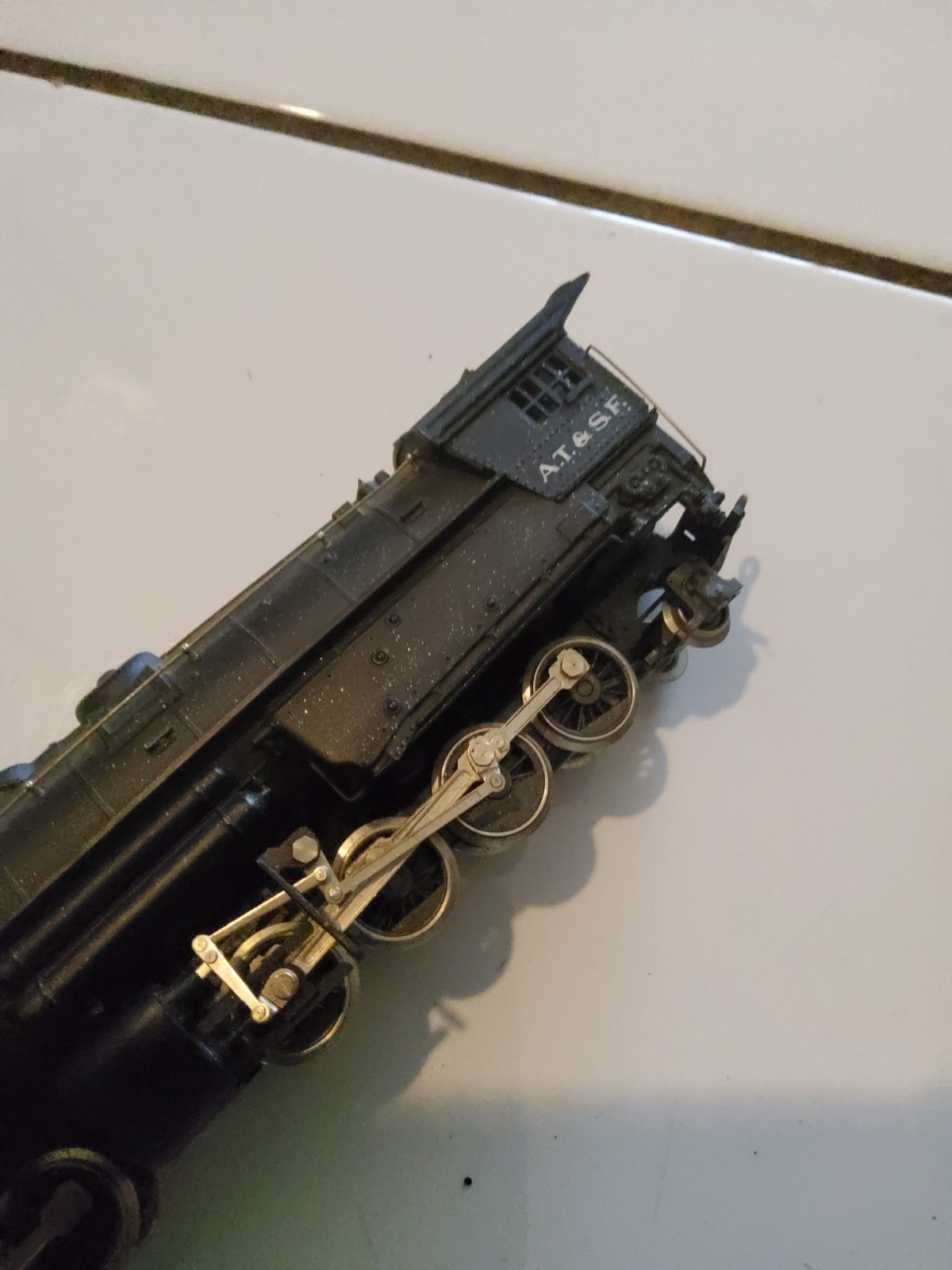 Ho Scale Rivarosi Locomotive Used A.T&S.F USED
