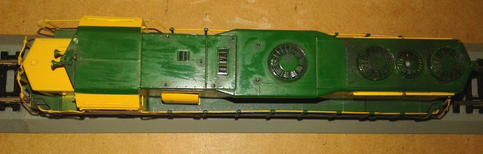 HO SCALE BRASS ORIENTAL LIMITED EMD GP35 READING RDG #3644 DCC