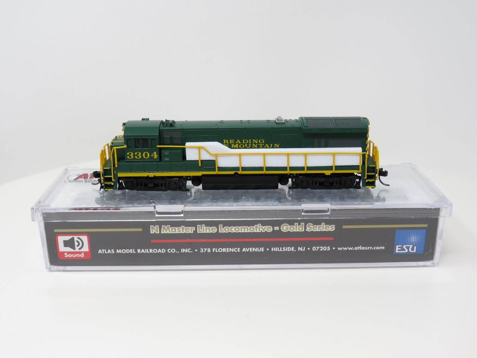 Atlas N 40005929 DCC Sound Reading Northern U33B Diesel Locomotive ESU LokSound