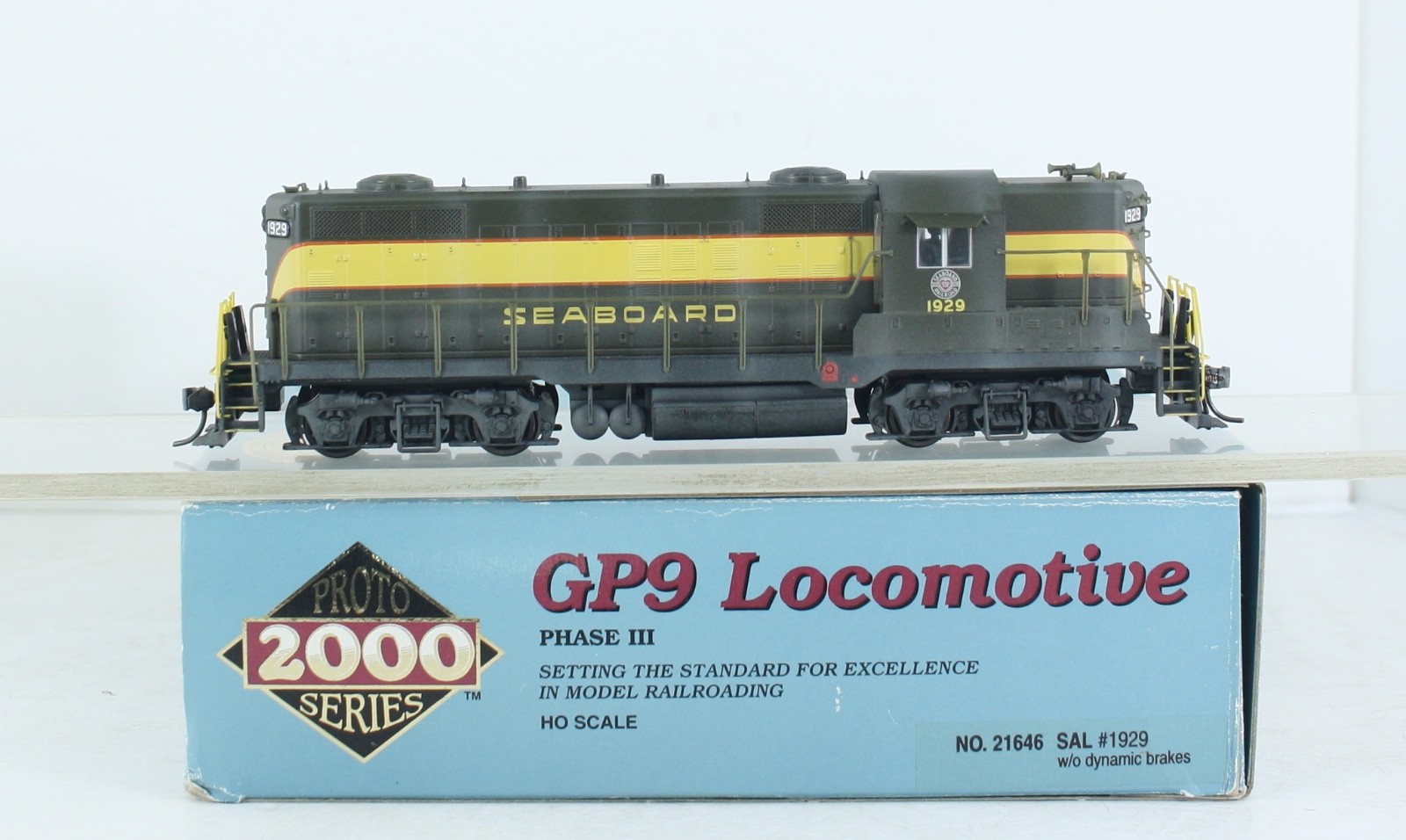 HO Scale Proto 2000 21646 Seaboard GP9 Ph III Diesel Weathered SAL 1929