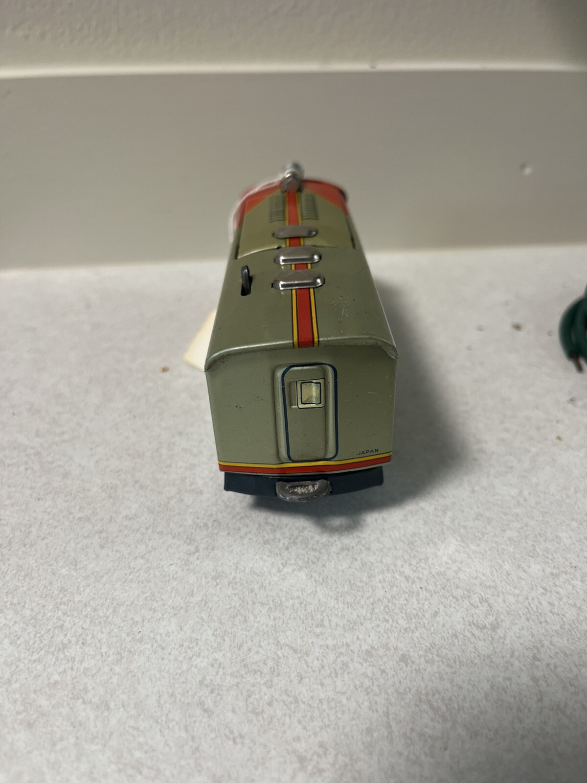 Vintage KDR Japan Tin Litho Santa Fe Diesel Train Battery Operated w/ Box