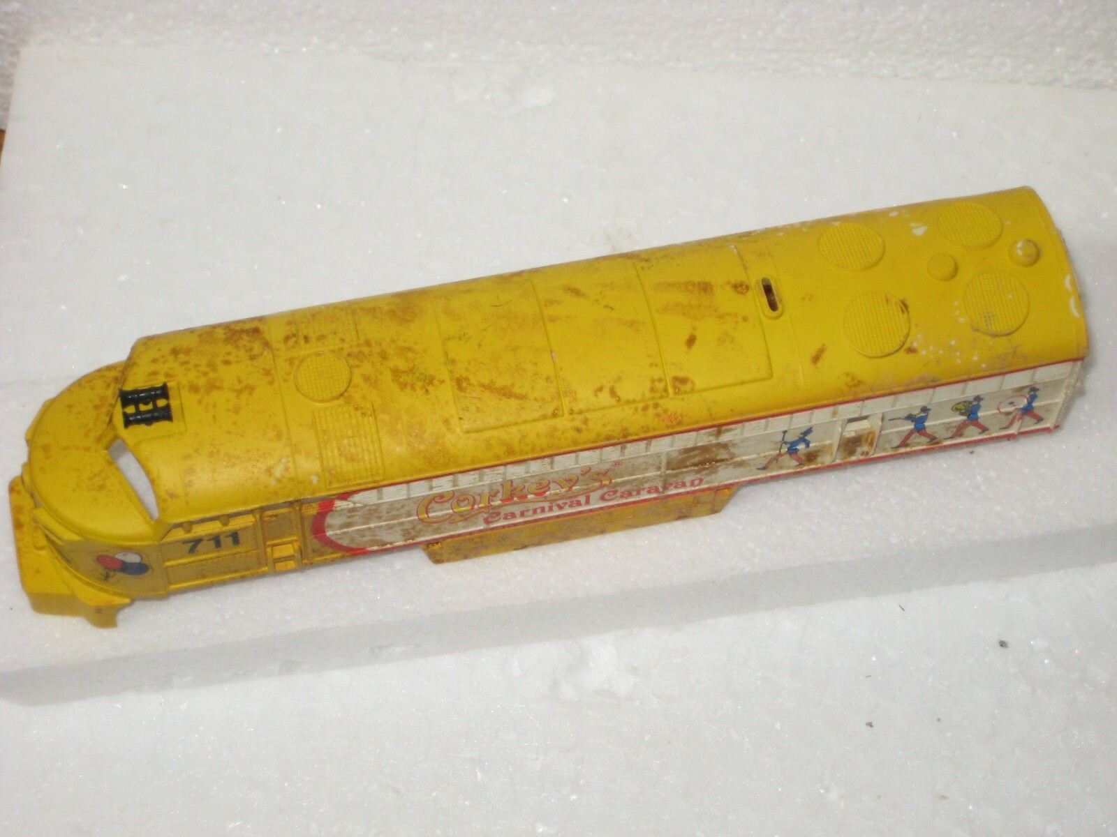 HO TRAIN CORKEYS C-LINE SHELL LOCO # M375 CIRCUS LOCO SHELL *See Description*