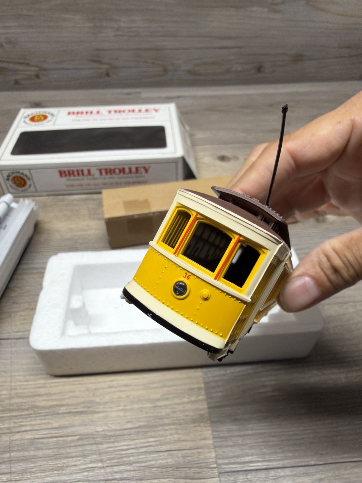 Bachmann #61048 HO Scale Brill Trolley Car-#36