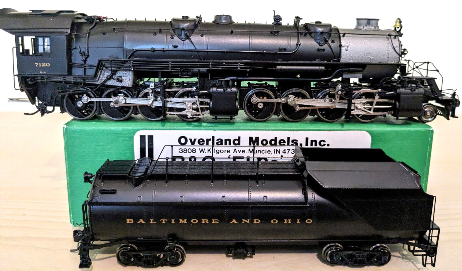 **1 OF ONLY 64! OVERLAND AJIN BRASS B&O EL-3A 2-8-8-0 HO *RUNS G@@D *SUPER NICE!