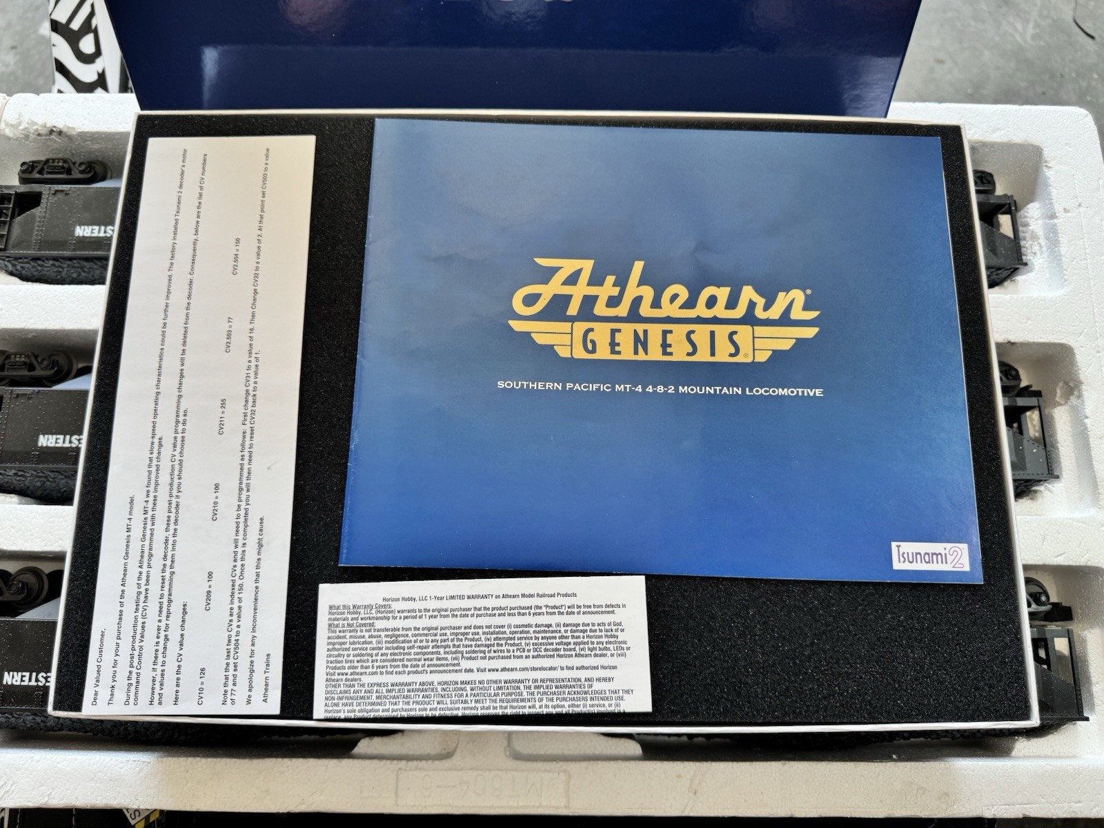 Athearn HO 4-8-2 MT-4 With DCC & Sound, SP/Skyline Casing#4357