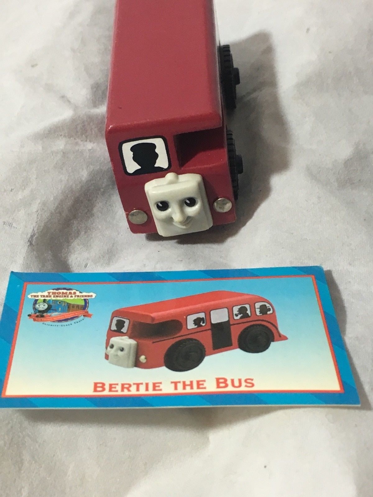 Thomas & Friends Wooden Railway 2000 BERTIE the Bus w/ Card #99008