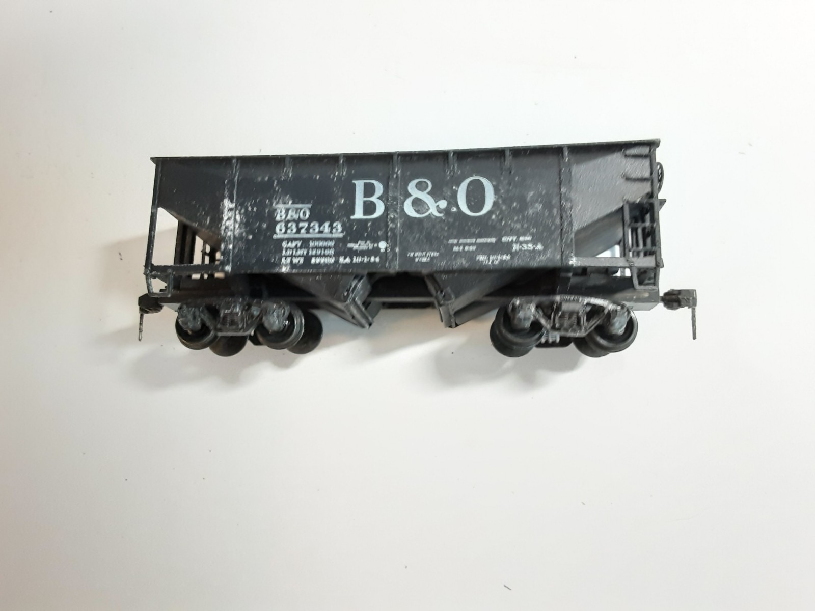 Vtg Lot Of 6 Box Cars, Tanker Cars, Flat Cars, Gondola See Description (3)