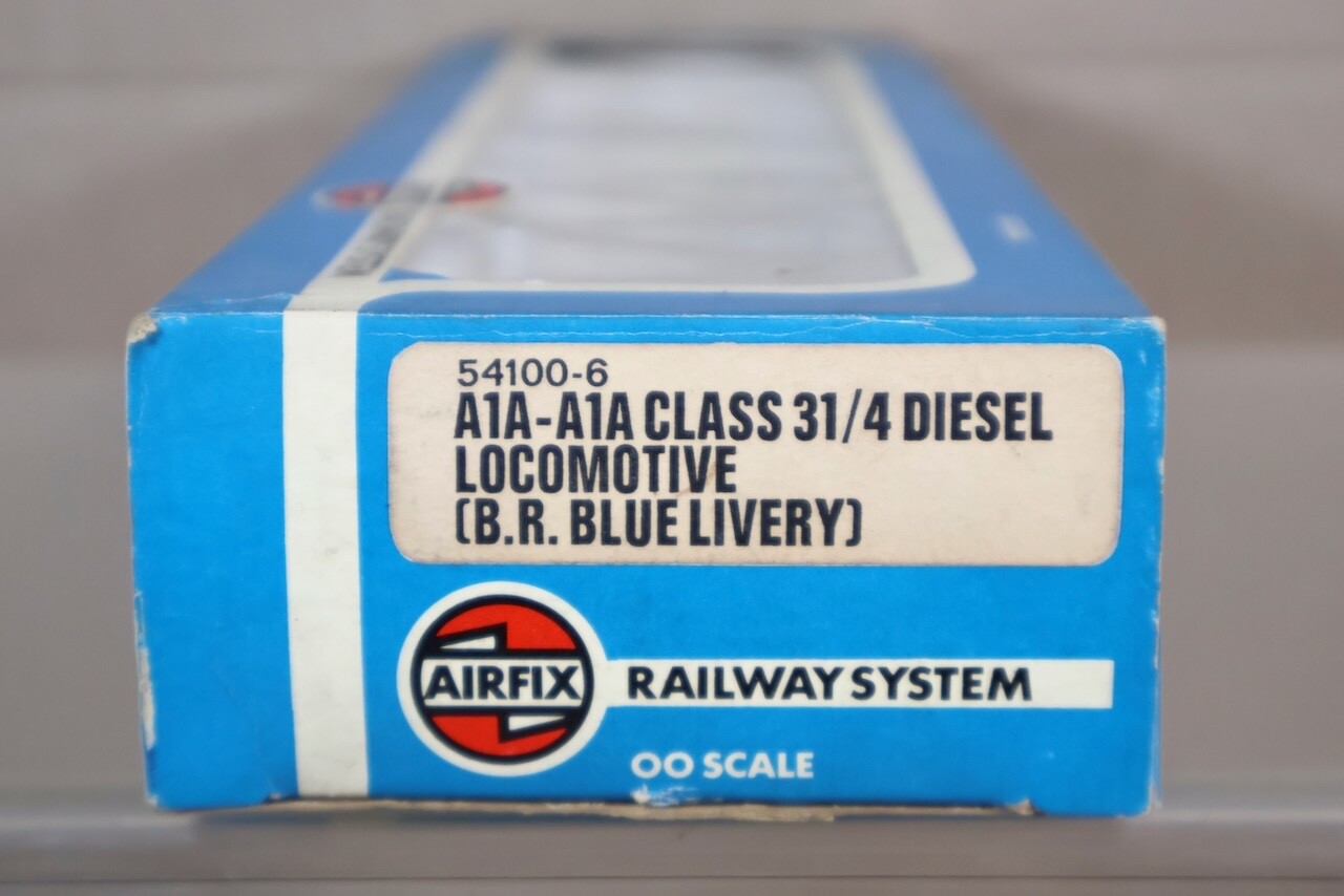 AIRFIX 54100 WEATHERED BR BLUE A1A-A1A CLASS 31/4 DIESEL LOCOMOTIVE 31401 oj
