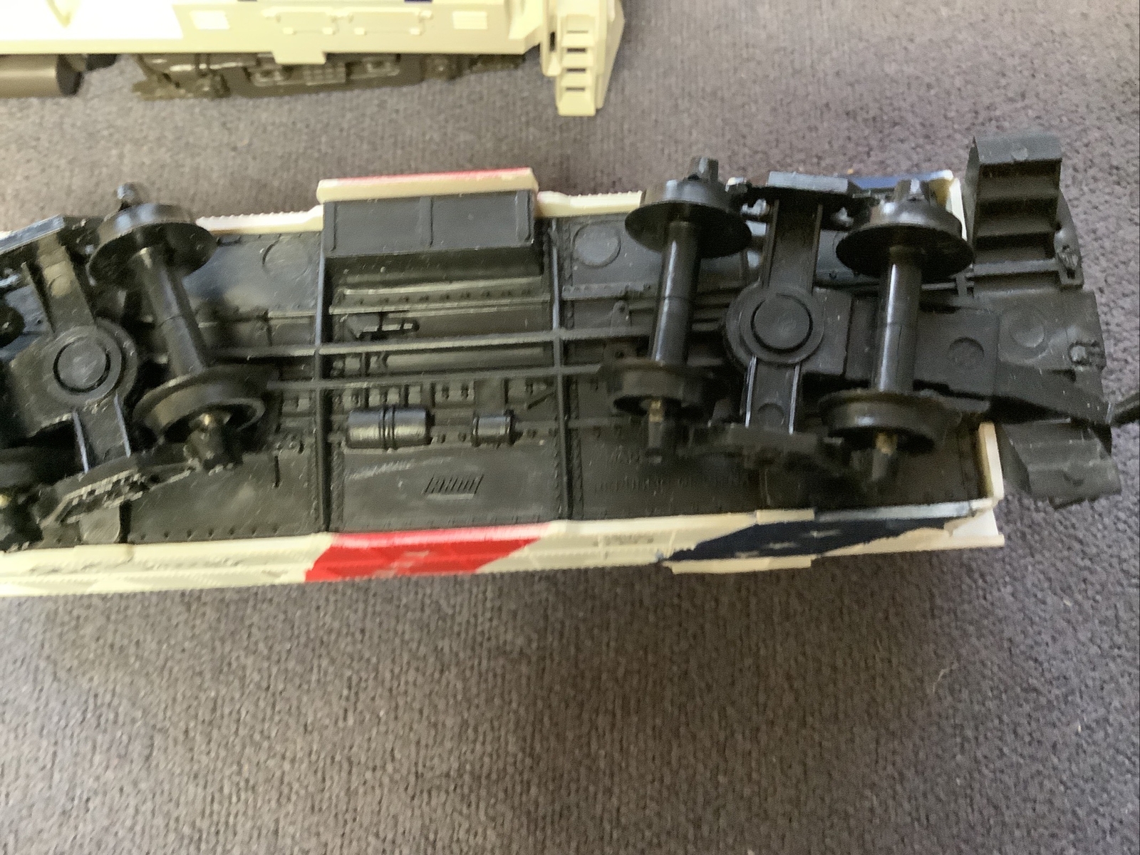 AHM HO ALCO CENTURY 424 5015 SPIRIT OF 1776 LOCOMOTIVE & CABOOSE Used Wrong Box