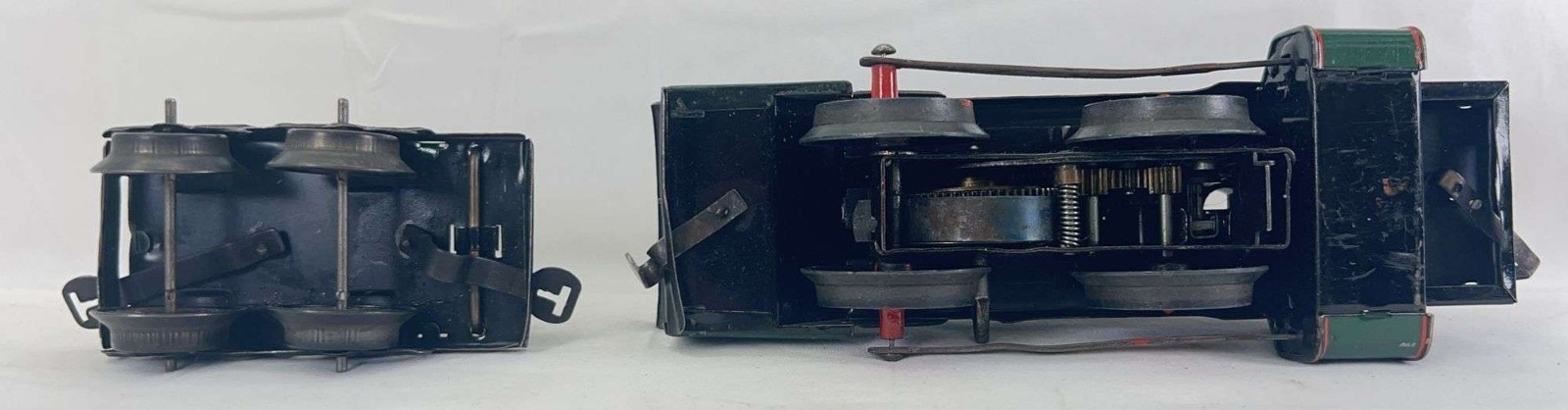 Prewar Karl Bub K.B.N. O Clockwork Key Wind 0-4-0 Steam Locomotive and Tender