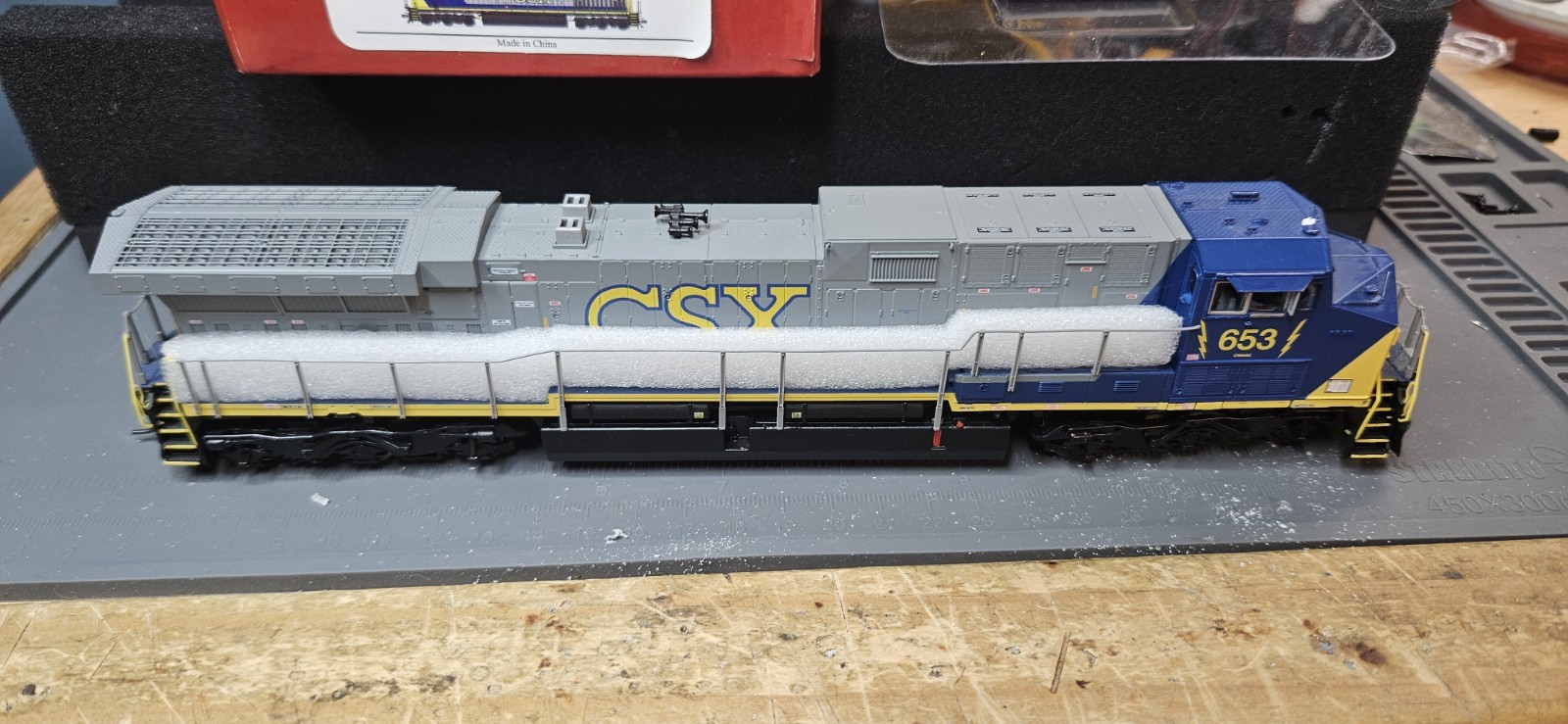 Broadway Limited 2605 HO CSX GE AC6000CW Paragon2 #653 Locomotive