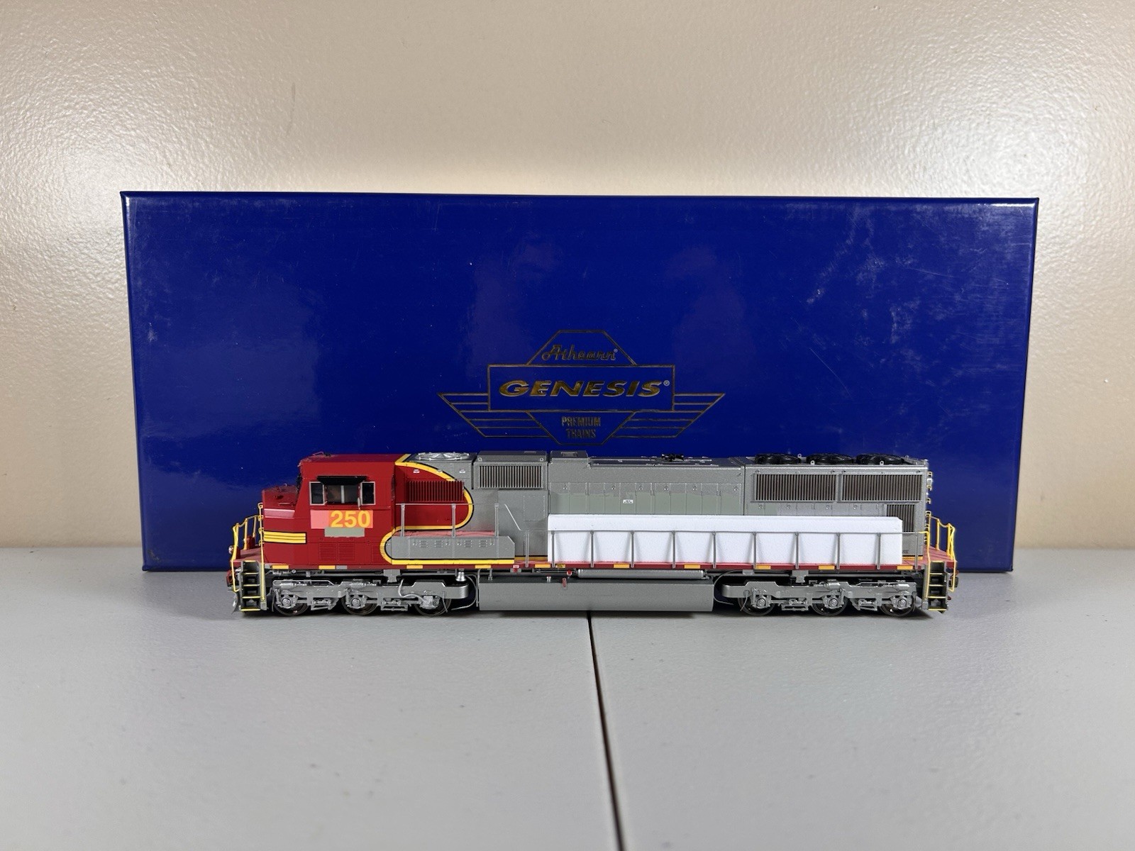 HO Athearn Genesis DCC Sound Progress Rail(Ex Santa Fe) SD75M #250