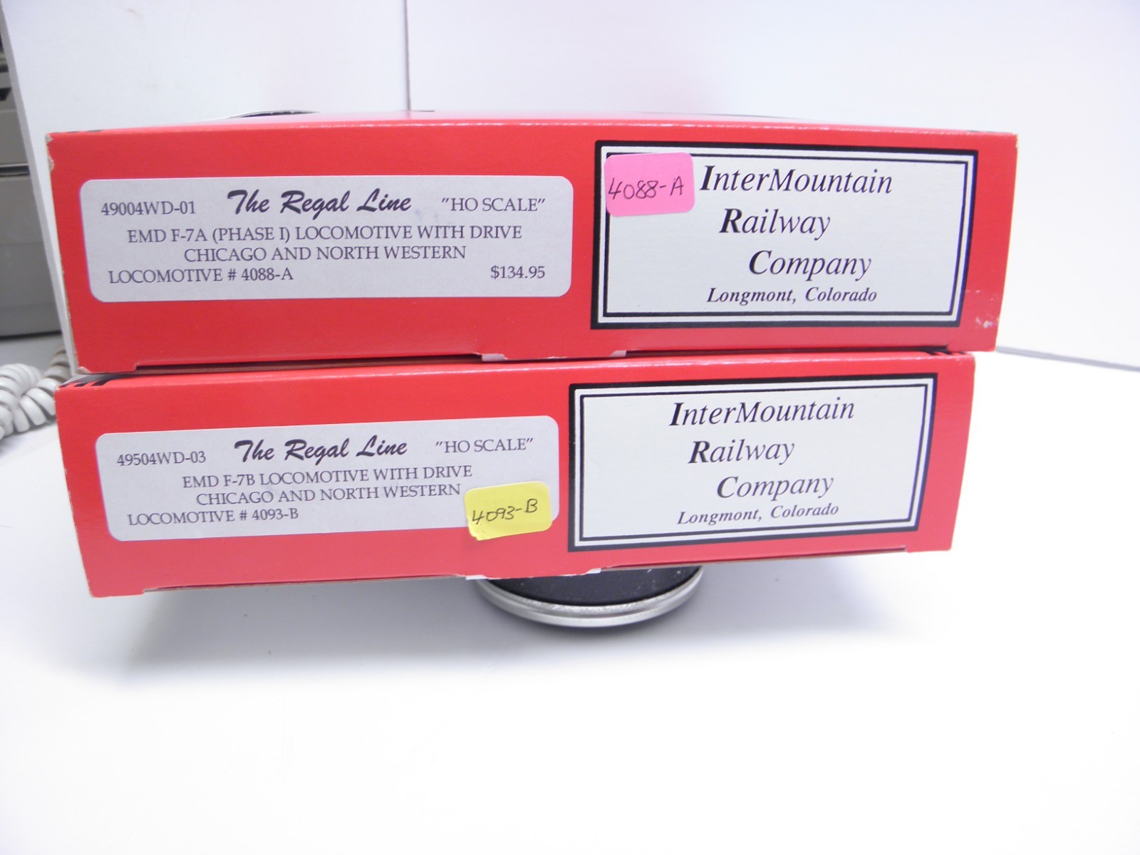 INT MTN -EMD F 7A & F 7B POWERED UNITS – CNW CHECKED & RUNS DCC PLUG HO