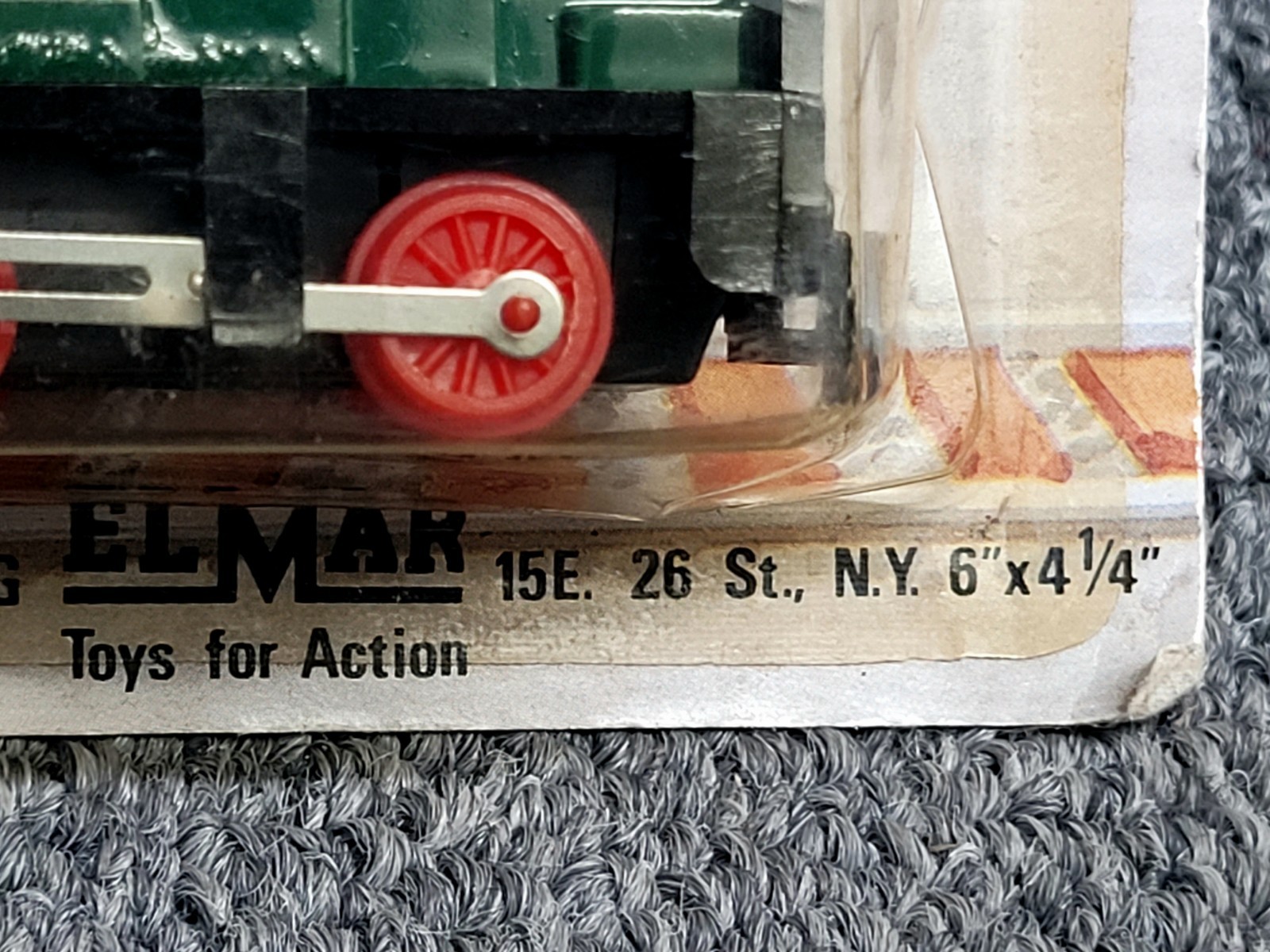 NOS ELMAR SNCB C8025-Belgina Mini Locomotive Diecast Toy Train SEALED! Hong Kong
