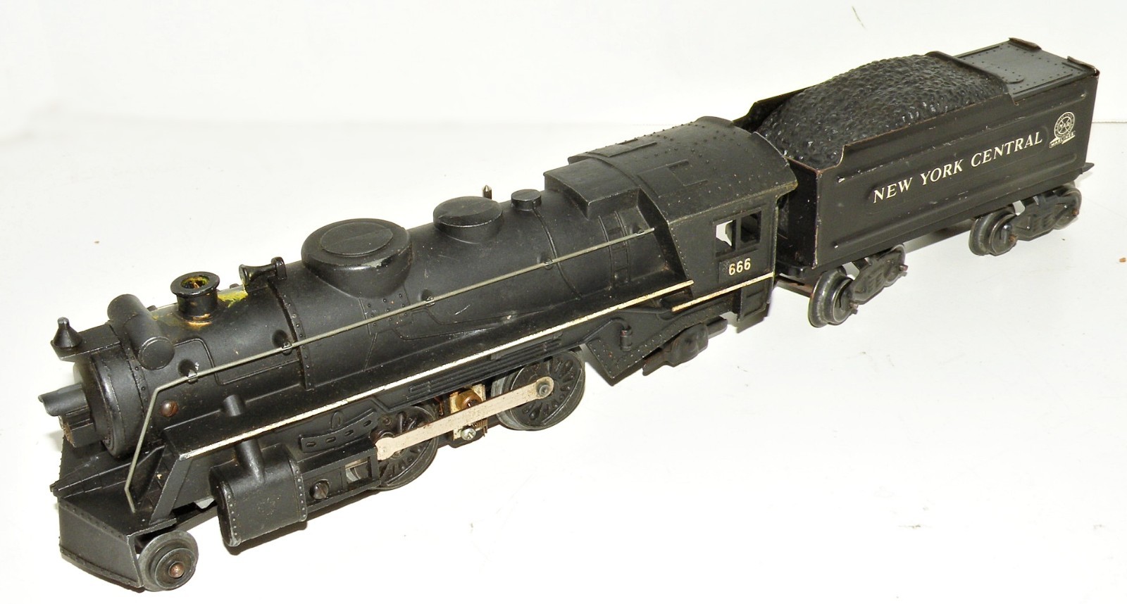 Marx 52352 Steam Locomotive Freight Set w/666 & 3-Cars in Box 1950s
