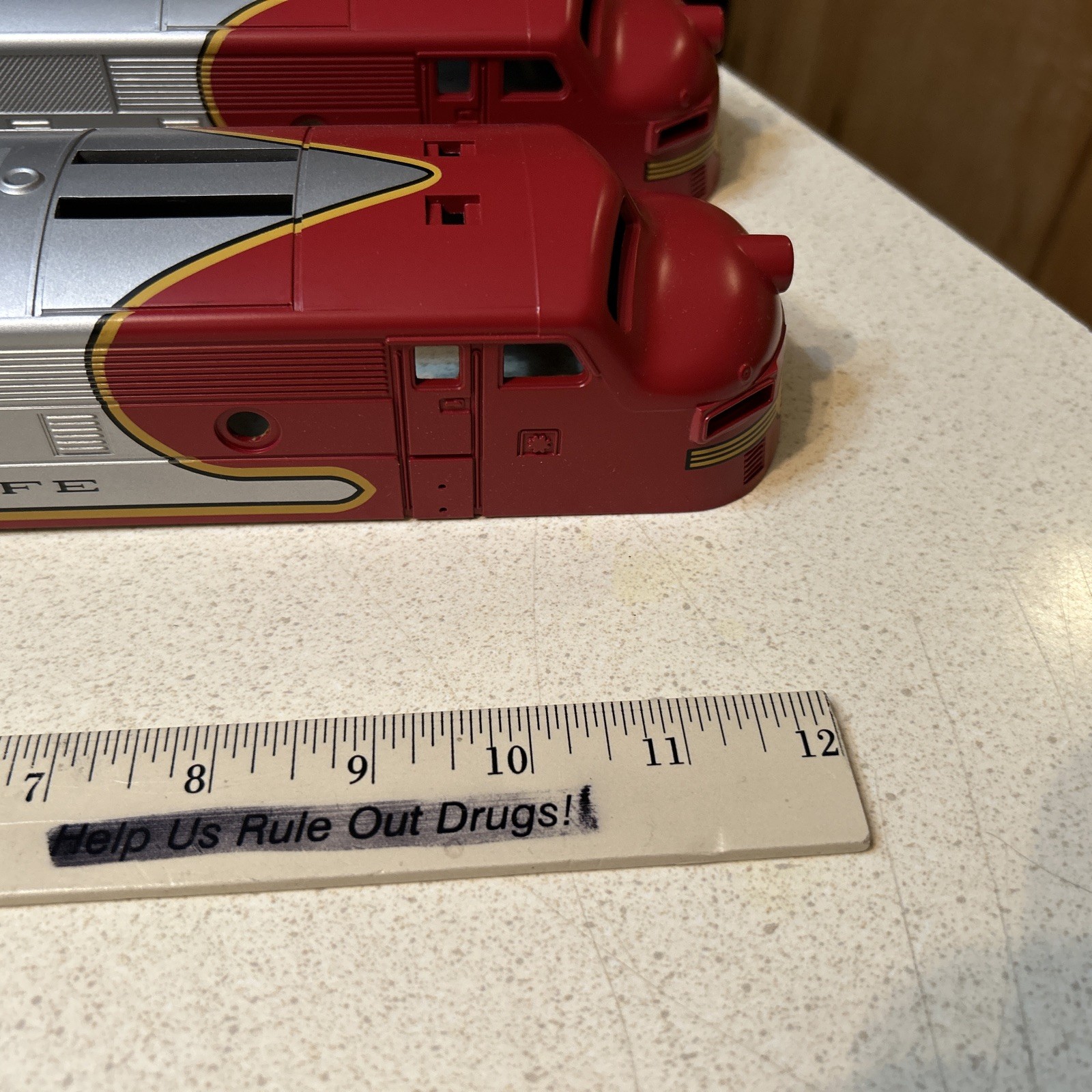 2 Lionel Santa Fe F-3 Diesel O Gauge Shell Only Red And Silver LLC New Nice