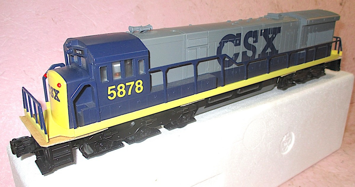 Williams U33-12 CSX #5878 Diesel Engine w/True-Blast II & Dual-Motor NEW IN BOX