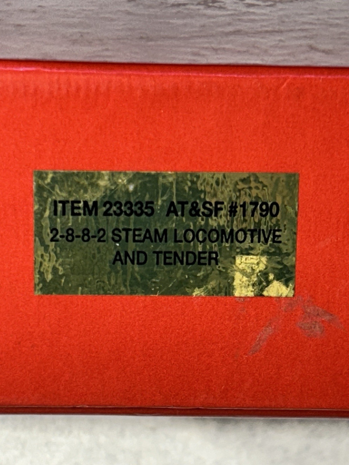 Cool Proto Heritage Santa Fe RR 2-8-8-2 Mallet Steam Locomotive # 1790 HO