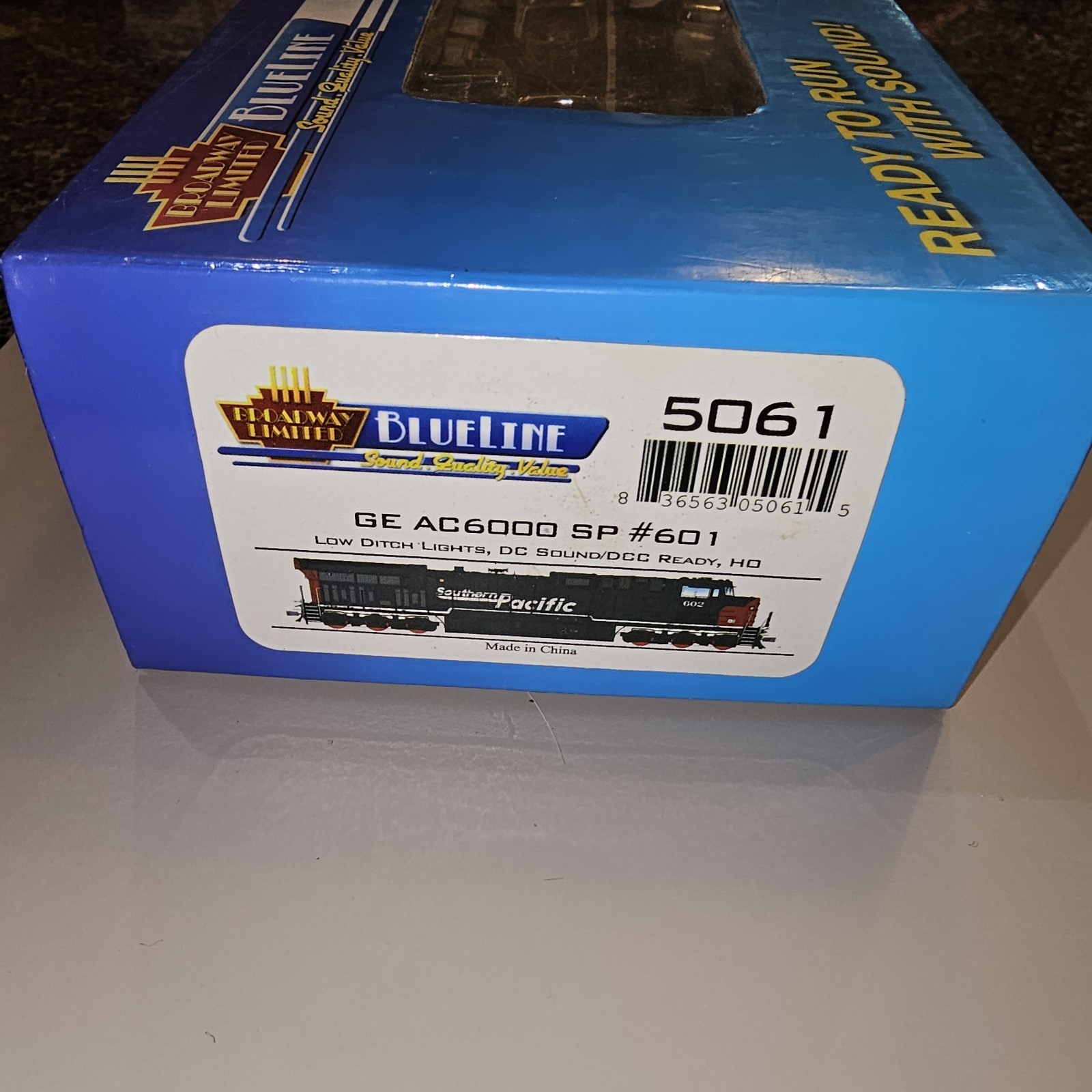 Broadway Ltd Imports Southern Pacific AC6000 #601 with DCC Sound and DCC control