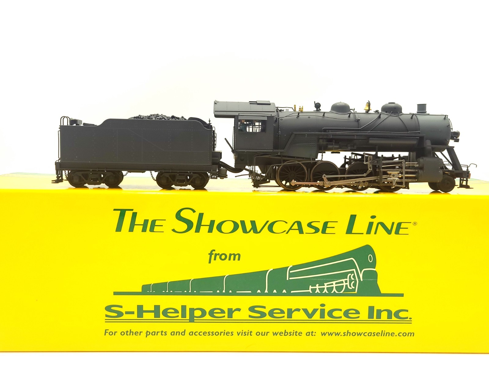 S-Helper 01791 Undecorated 2-8-0 Consolidation Steam Locomotive DC/Scale Wheels