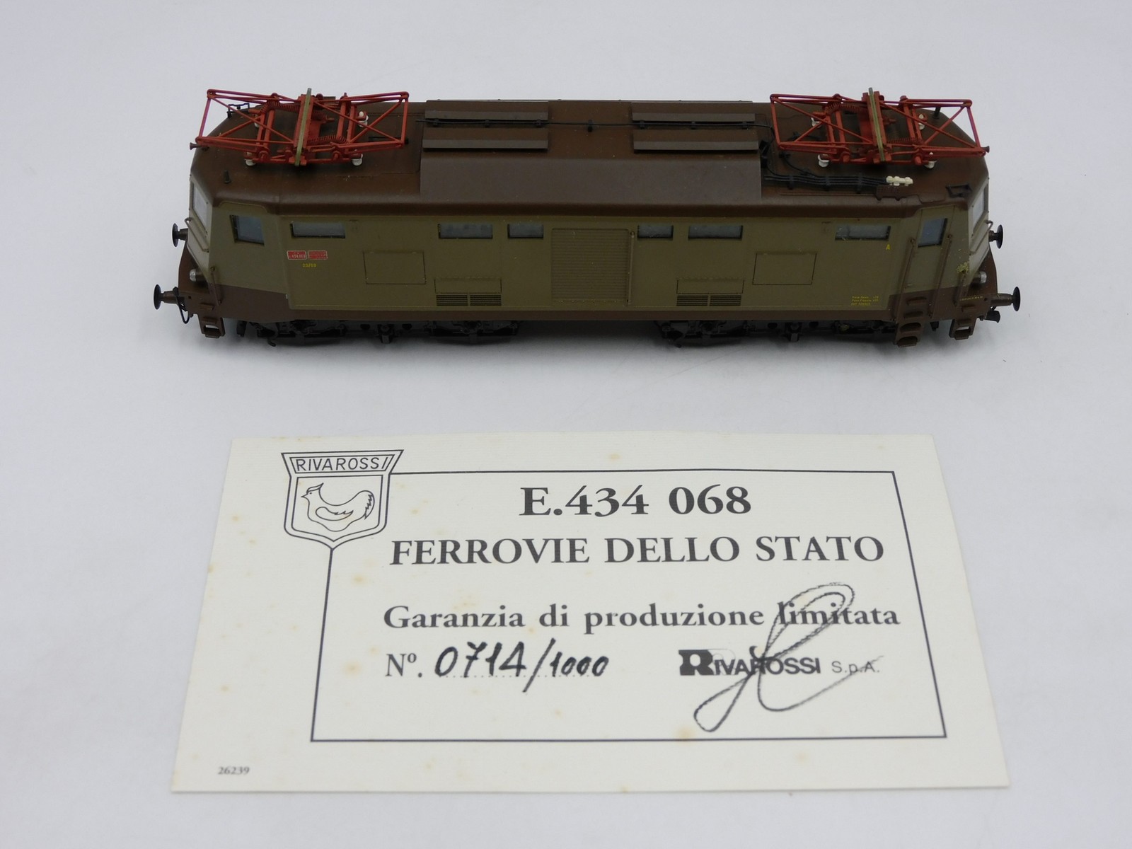 Rivarossi 5206 Electric Locomotive E 434 068 FS Galletto Train 1:87 H0 714/1000