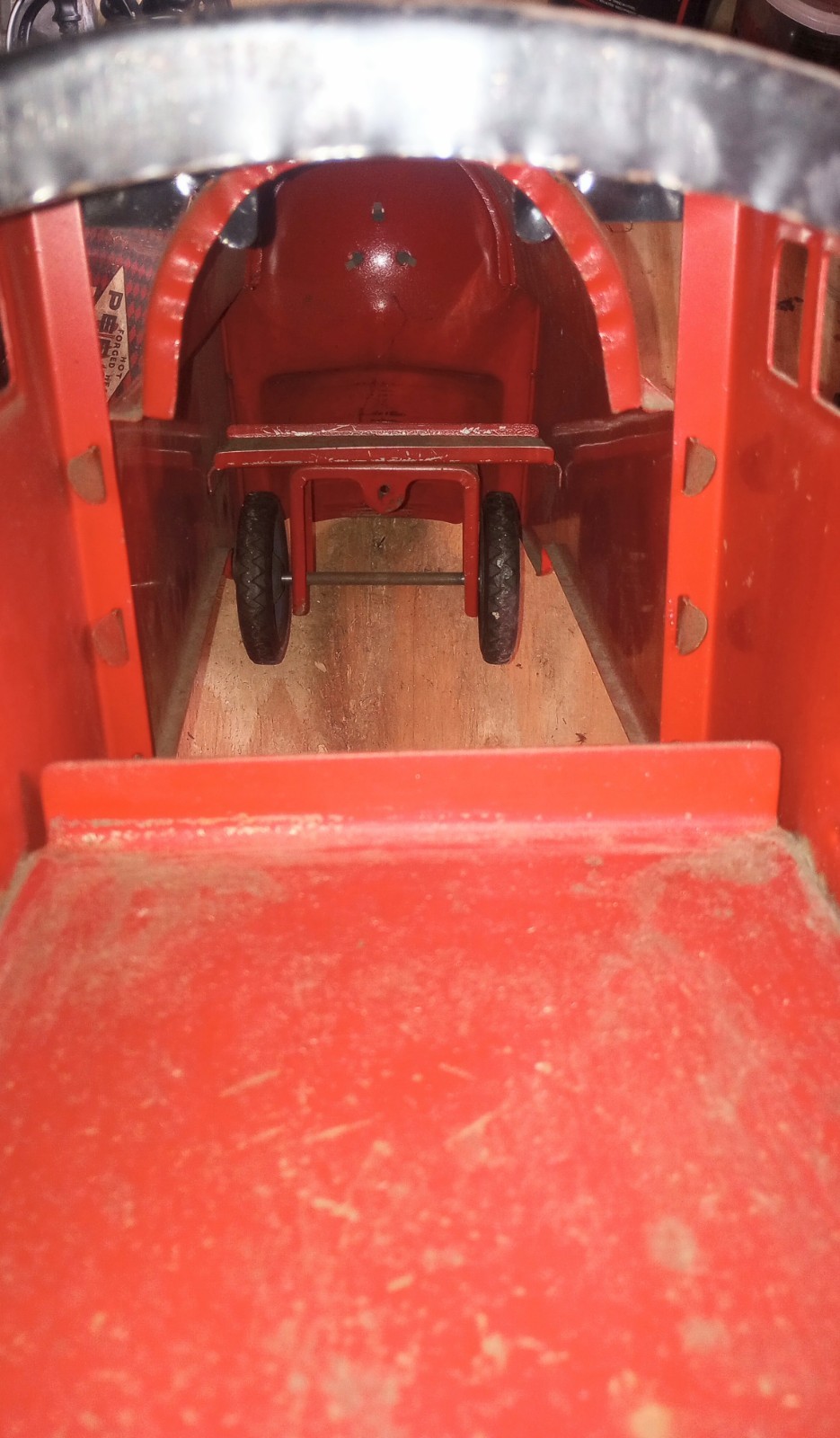 1940’s50’s Marx 3000 Streamliner Ride On Steel Train Original Condition