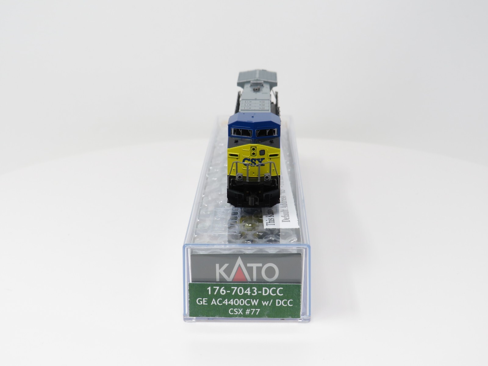 Kato N 176-7043-DCC CSX GE AC4400CW Diesel Locomotive Freight Train