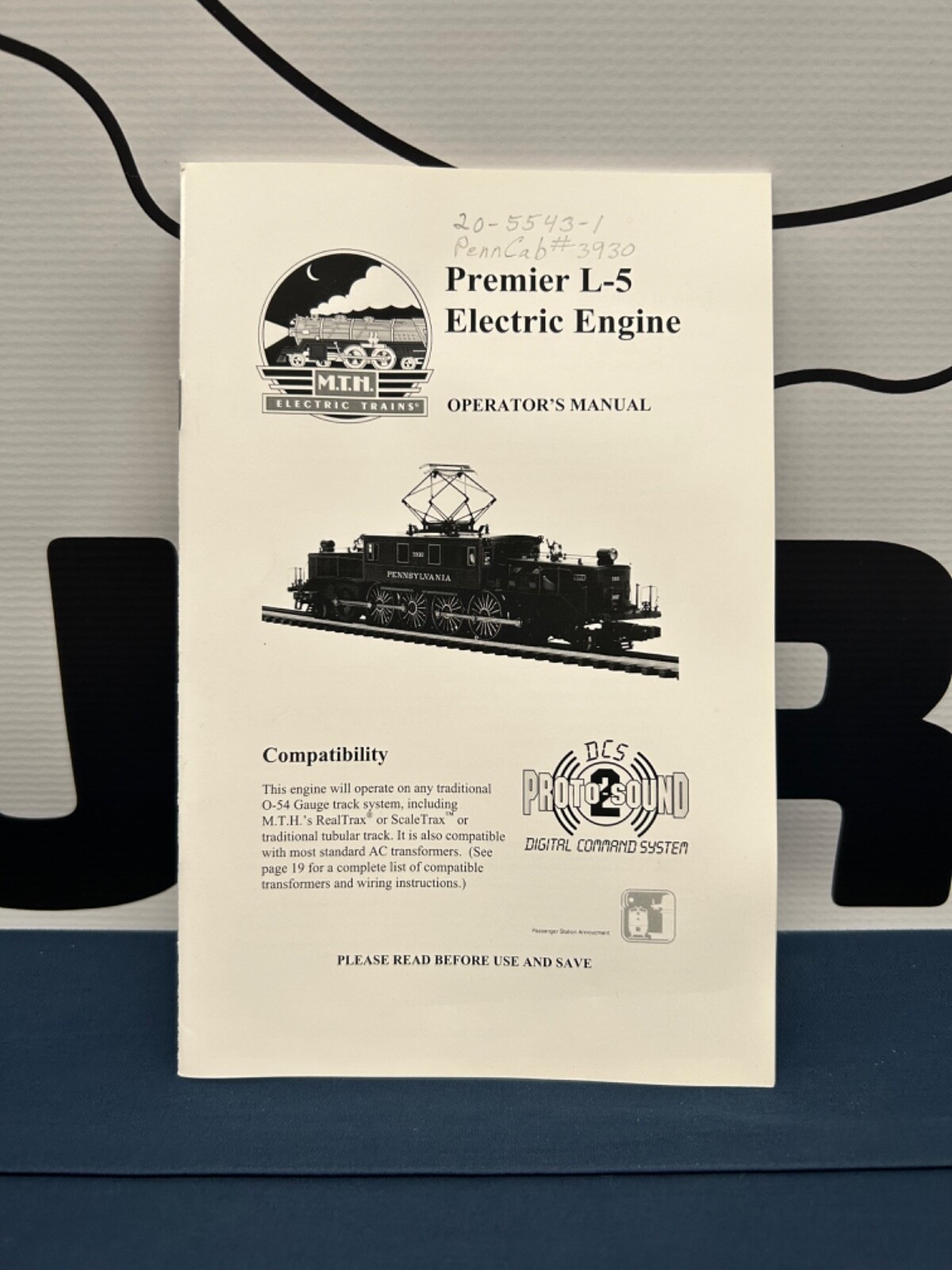 Mth Premier L-5 Electric Engine w/ Protosound 2 Manual
