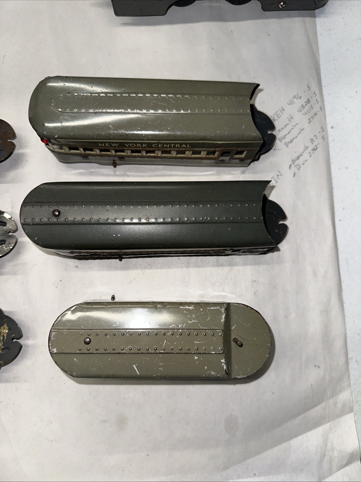 Marx Prewar Mercury NYC Wind Up Train Set Complete O Gauge Tin Litho Works