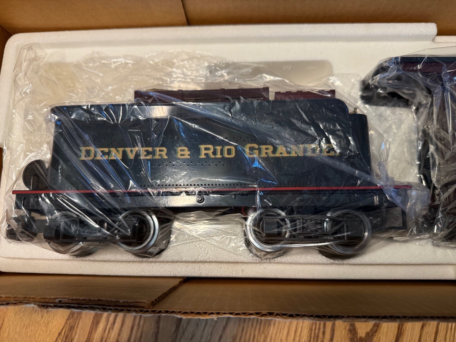 Delton Locomotive Works G Scale C-16 Locomotive & Tender, Excellent