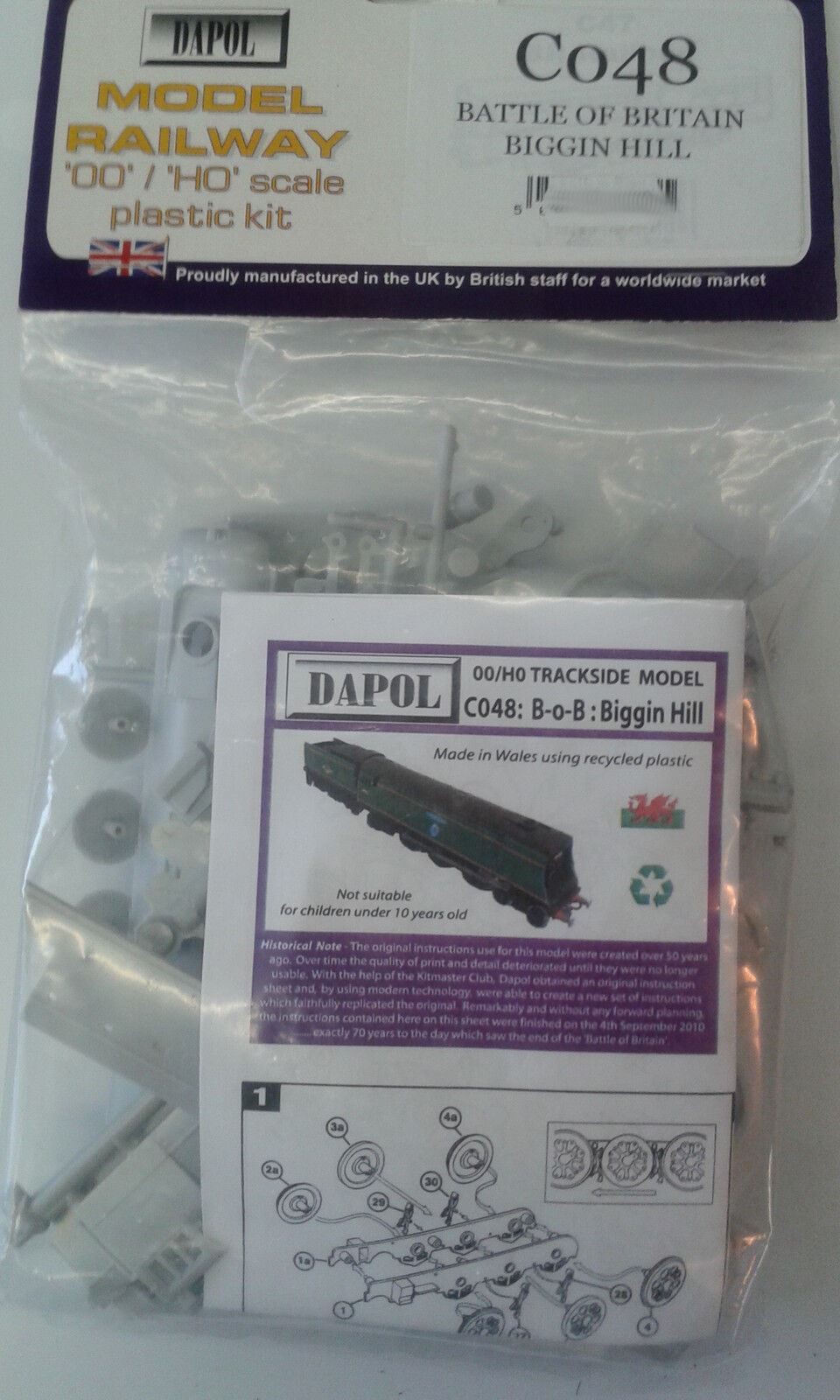 Battle of Britain Class 4-6-2 Biggin Hill Dapol Kitmaster C048 OO