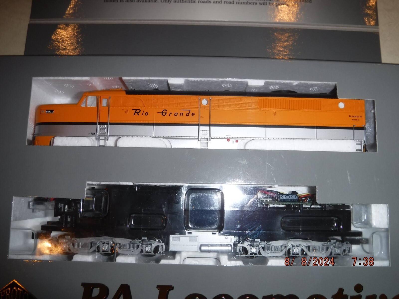 PROTO 2000 LIMITED EDITION HO RIO GRANDE (D&RGW) PA & PB LOCOMOTIVE SET – NEW!