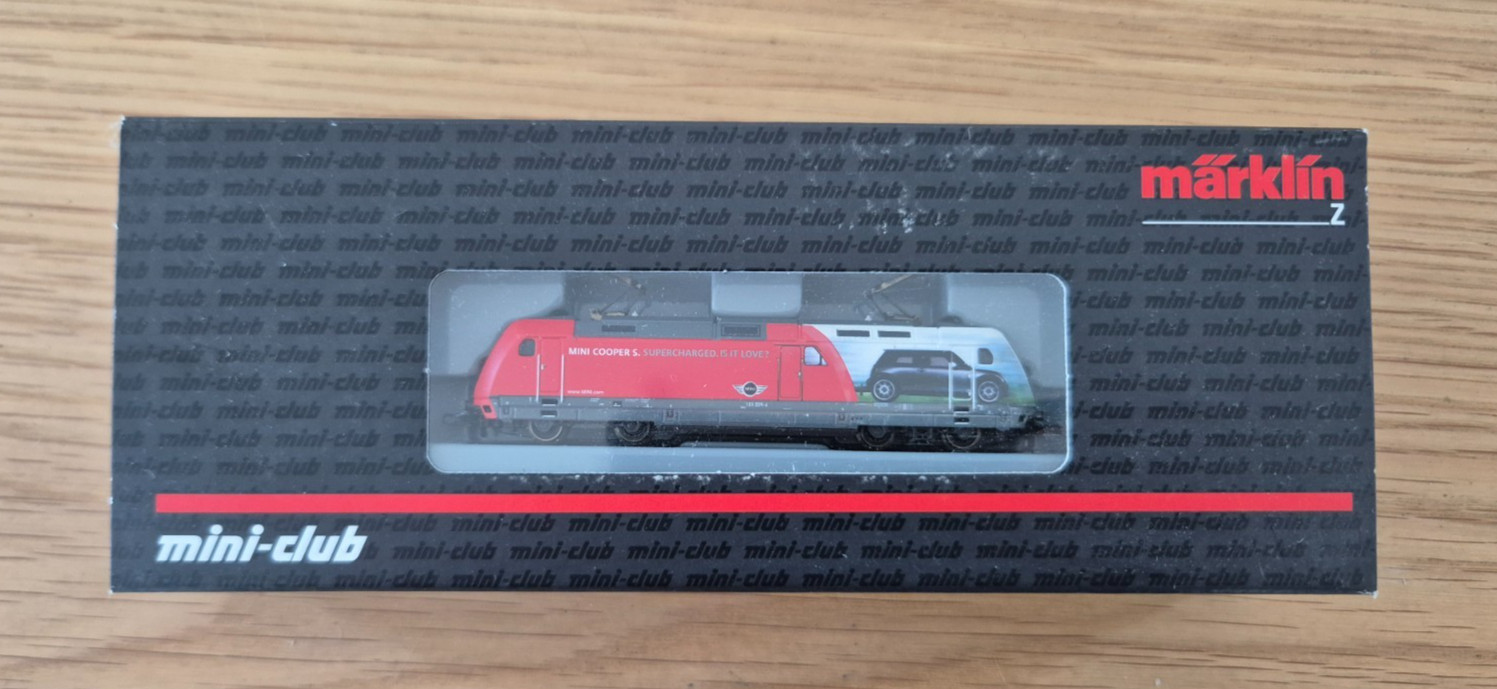MäRKLIN MINI-CLUB 88670 ELECTRIC LOCOMOTIVE MINI COOPER Z SCALE NEW NEVER USED