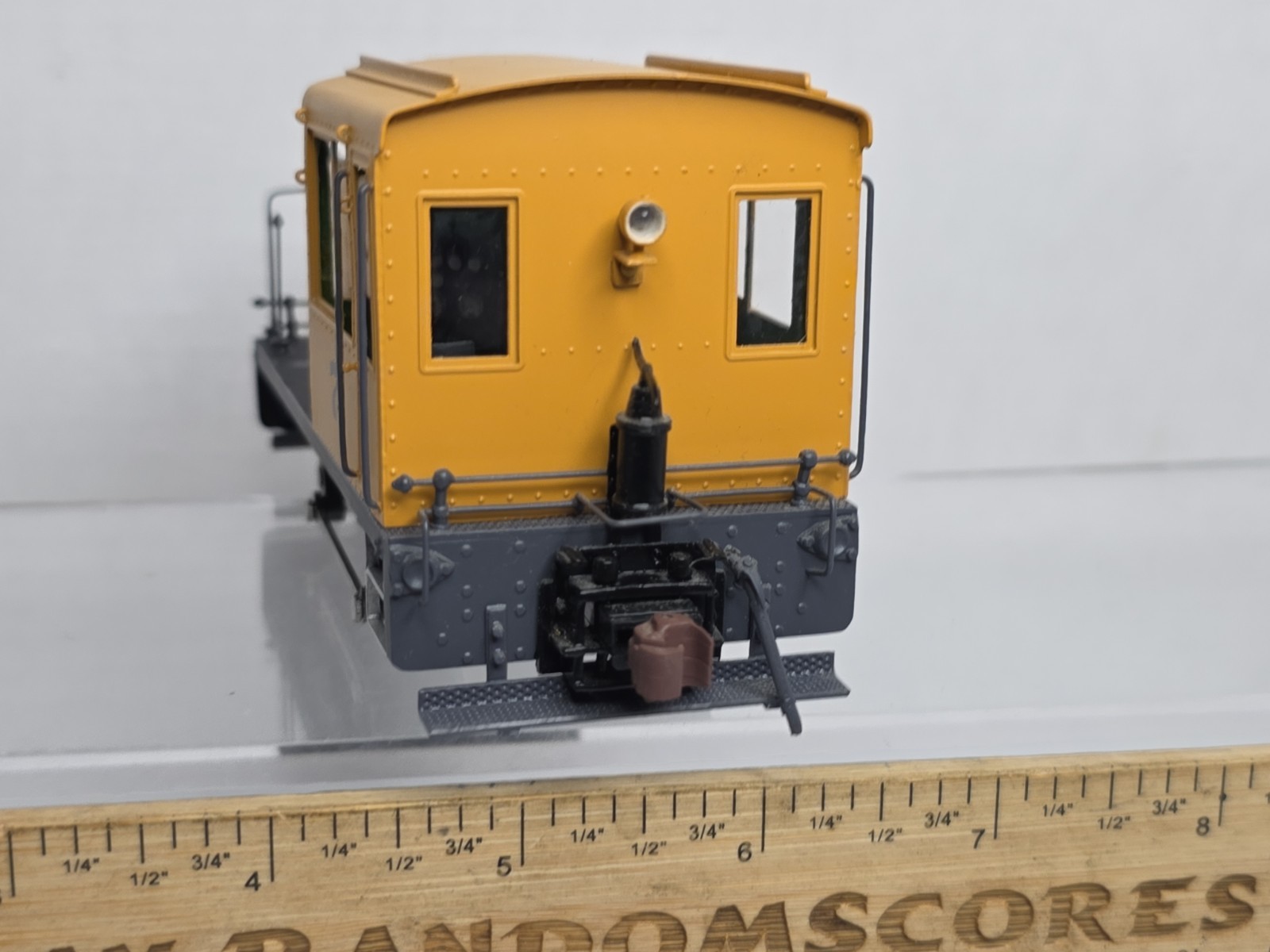 AMS On3 Scale Brass DC/DCC Sound Plymouth Diesel Switcher #7 Runs Well Ex/No Box