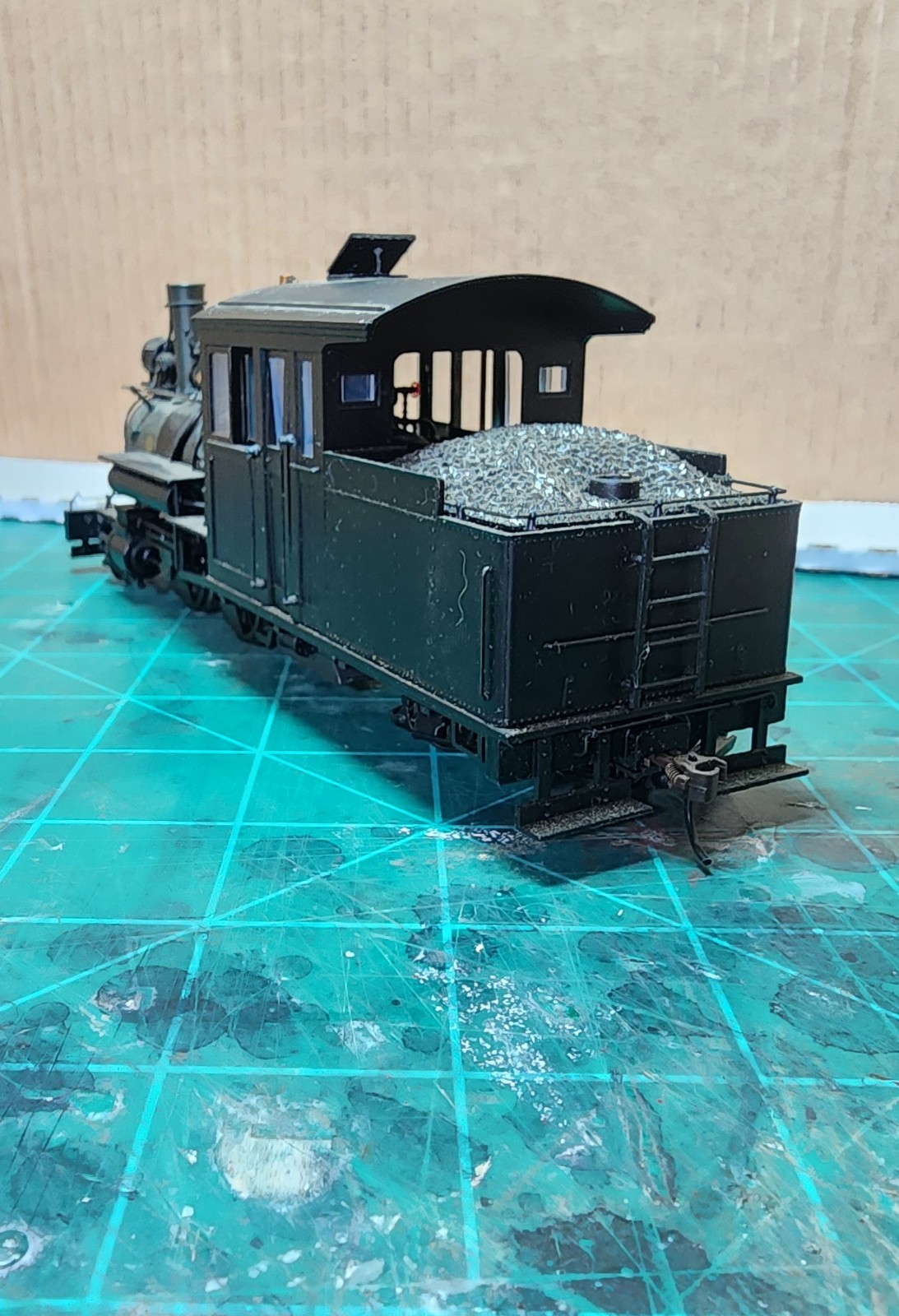 On30 Bachmann Spectrum 2-4-4 Forney Unlettered Inside Frame Dcc No Sound.