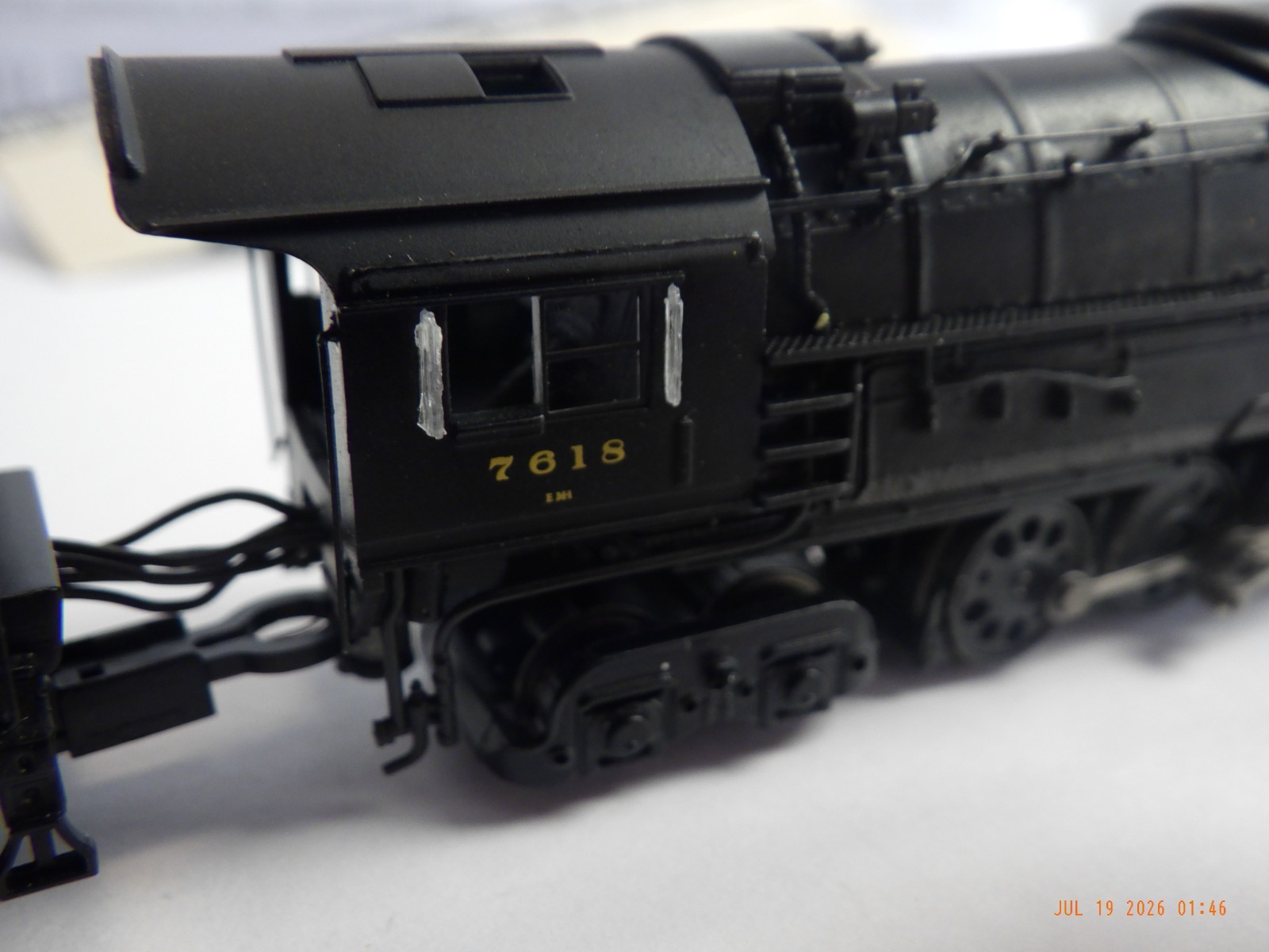 Bachmann 80856 N Train B&O EM-1 2-8-8-4 Sound Value Equipped Steam Locomotive