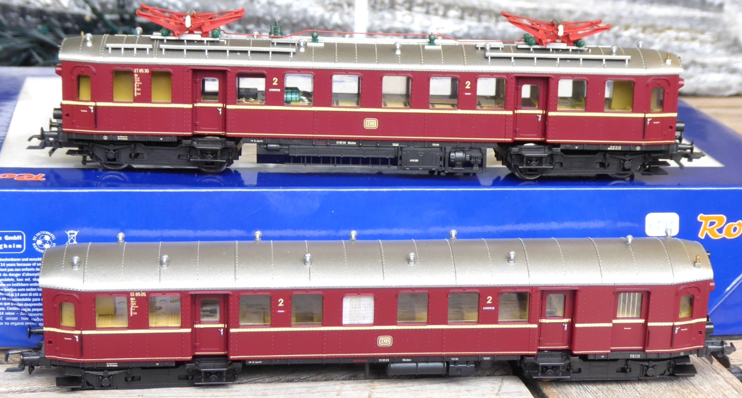 Roco 63056 H0 Altbau-Elektro-Triebwagen Et 85 30 DB Epoch 3 Lok with Dss Rarity
