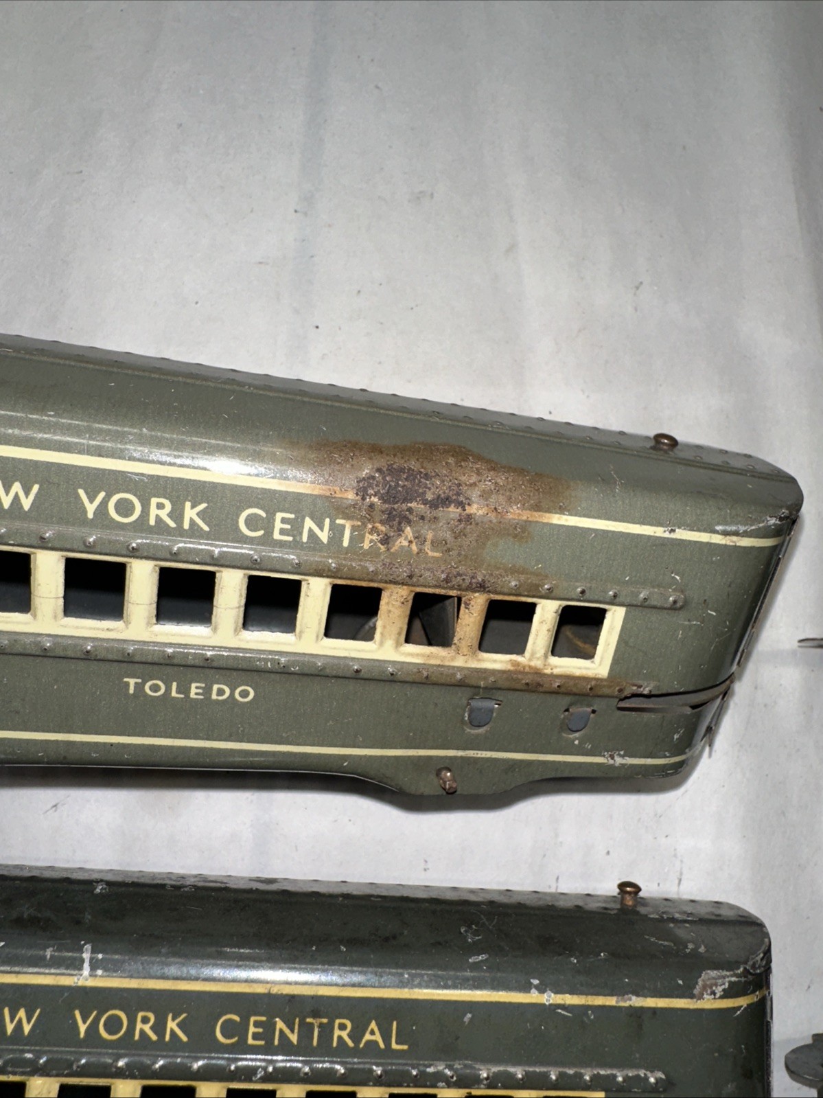Marx Prewar Mercury NYC Wind Up Train Set Complete O Gauge Tin Litho Works