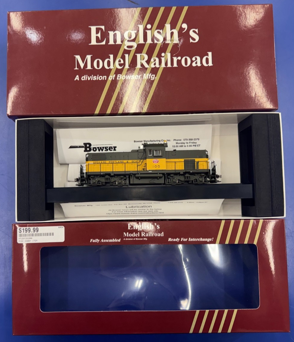 English’s Model Railroad HO ALCo C-415 SP&S #100 60537 Locomotive Train