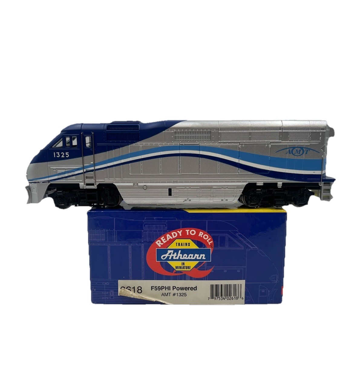 Ho Scale Athearn 2618 AMT F59PHI Powered Locomotive 1325