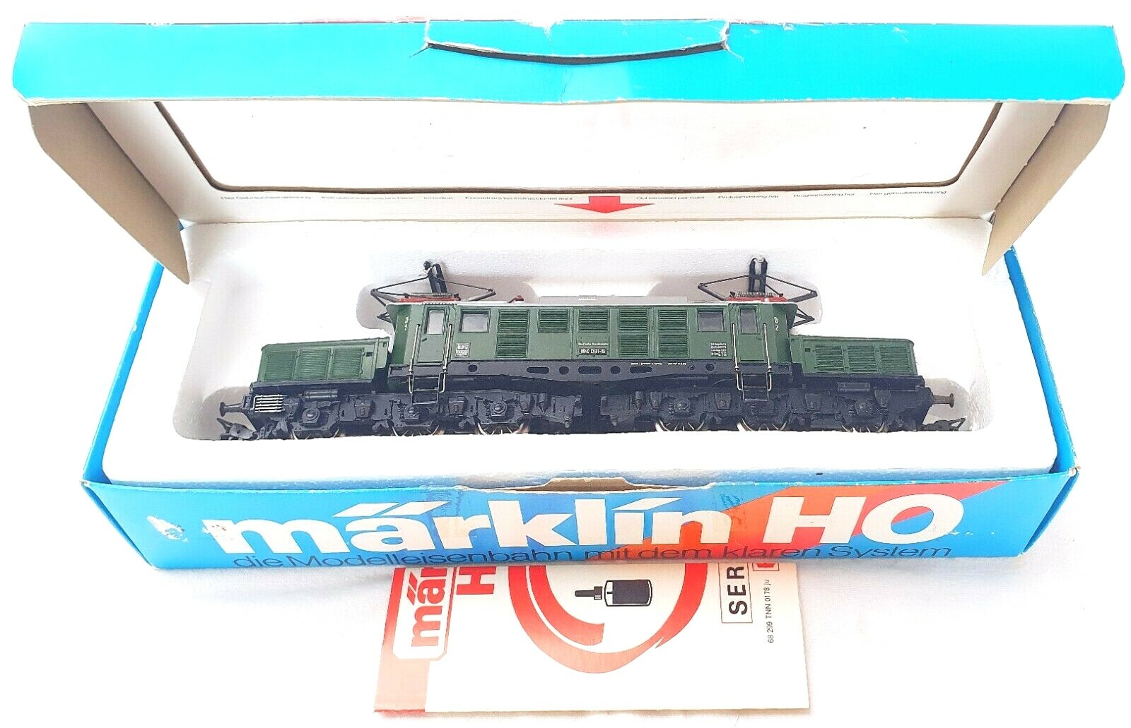 Marklin HO AC Deutsche Bundesbahn DB E-194 German “CROCODILE” LOCOMOTIVE NMIB`80