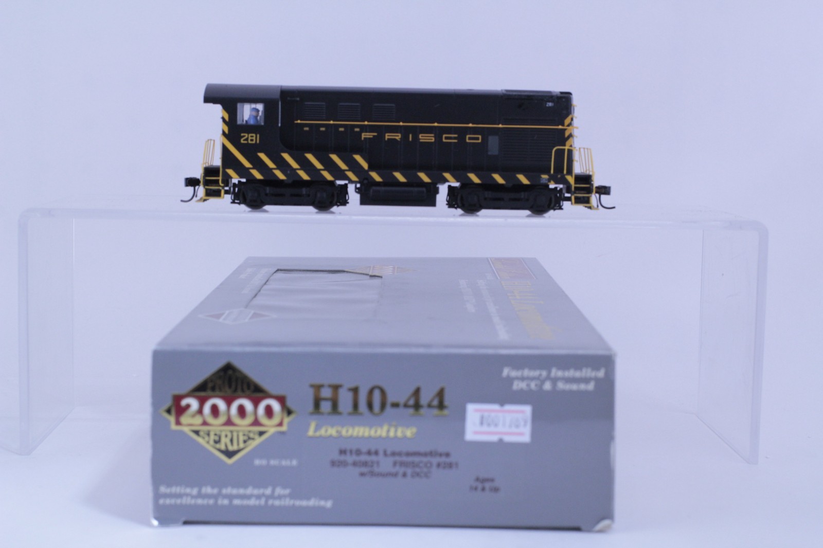 Proto 2000 HO Scale Frisco #281 F-M H10-44 DCC & Sound Equipped NEW GEARS