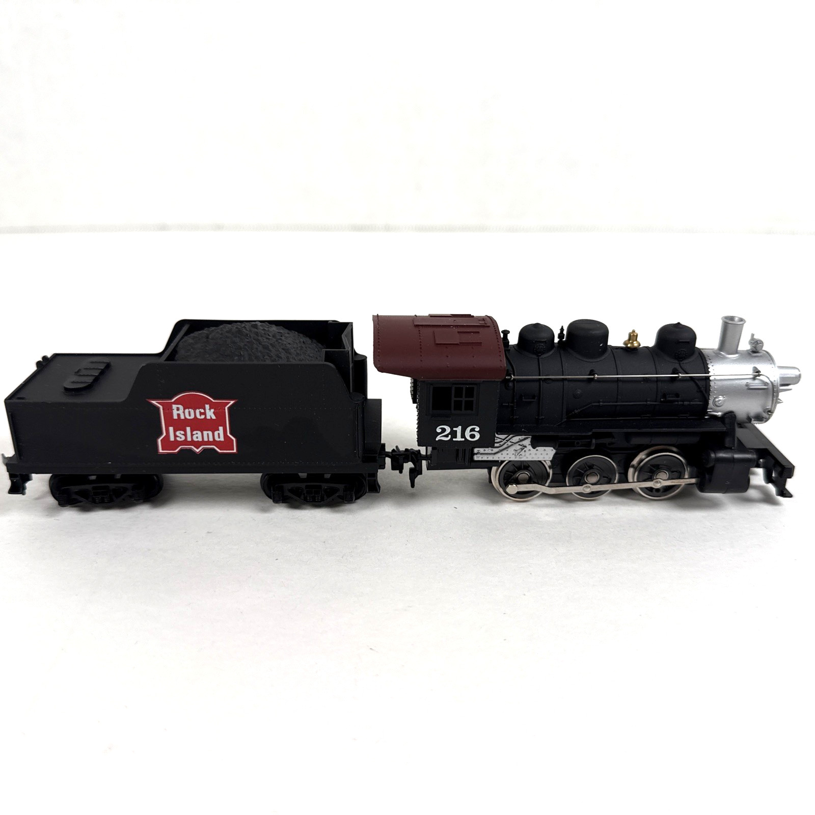 Tyco Rock Island 257 – 10 Locomotive 216 with Coal Tender HO Scale 0-6-0 In Box