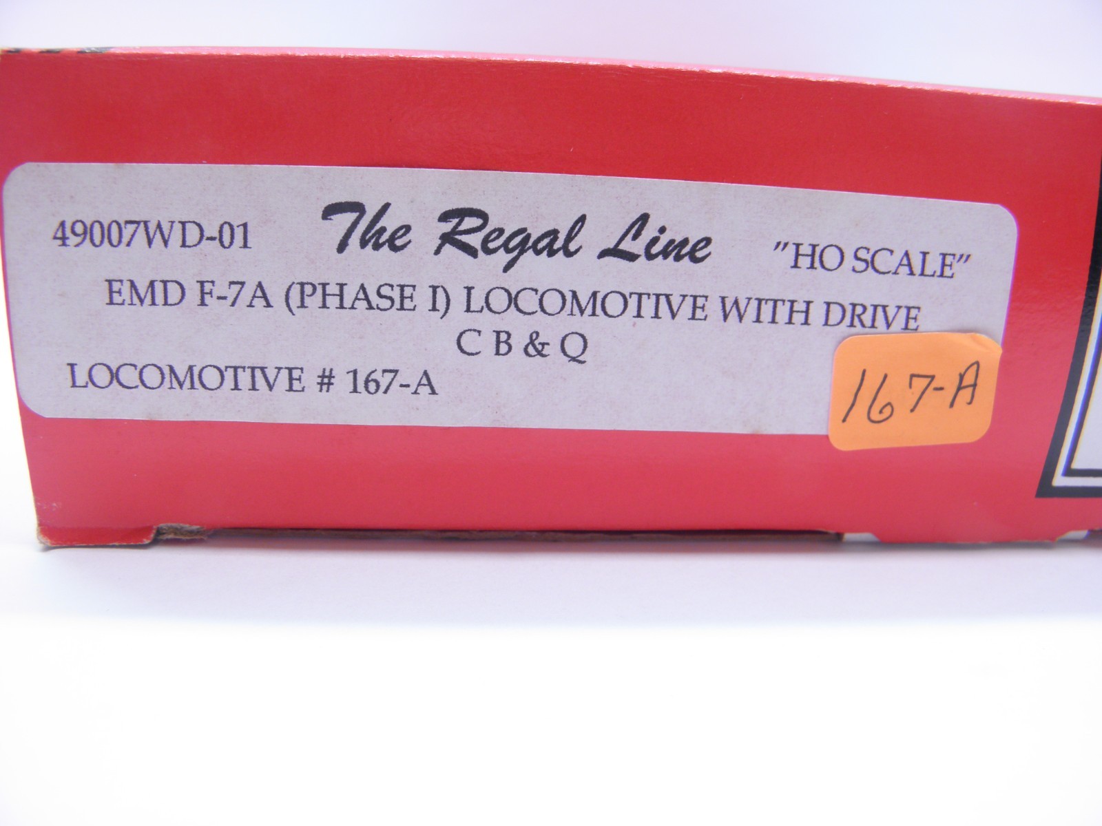 INT MTN -EMD F 7A & F 7B POWERED UNITS -BURLINGTON CHECKED &RUNS DCC PLUG HO 167