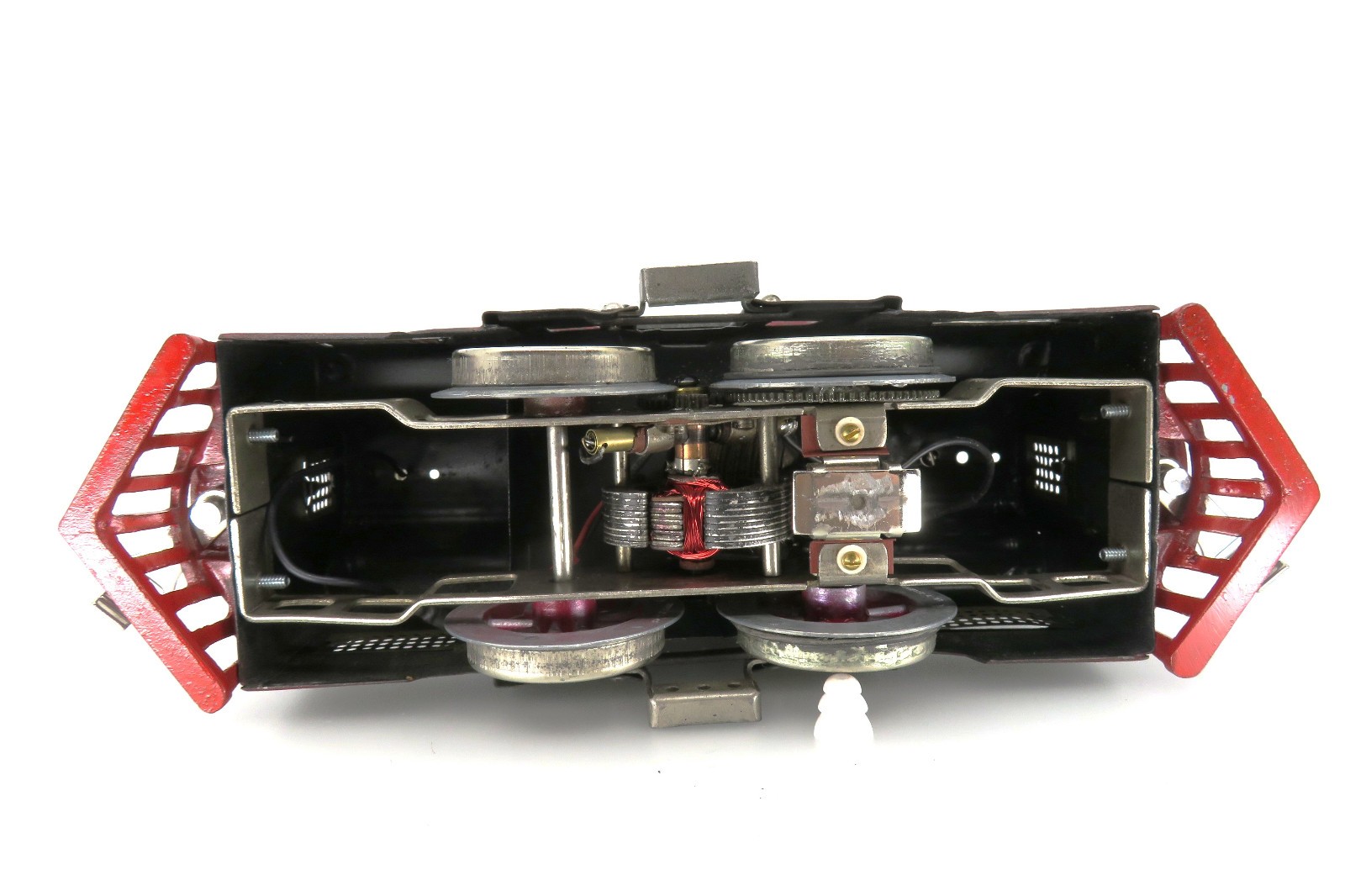 1914-1917 Lionel Standard Gauge Black #33 Locomotive w/Slide-on Headlight RUNS!