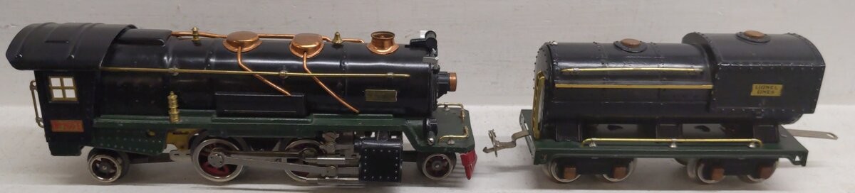 Lionel 260E Vintage O Prewar 2-4-2 Tinplate Steam Locomotive & Tender – Restored