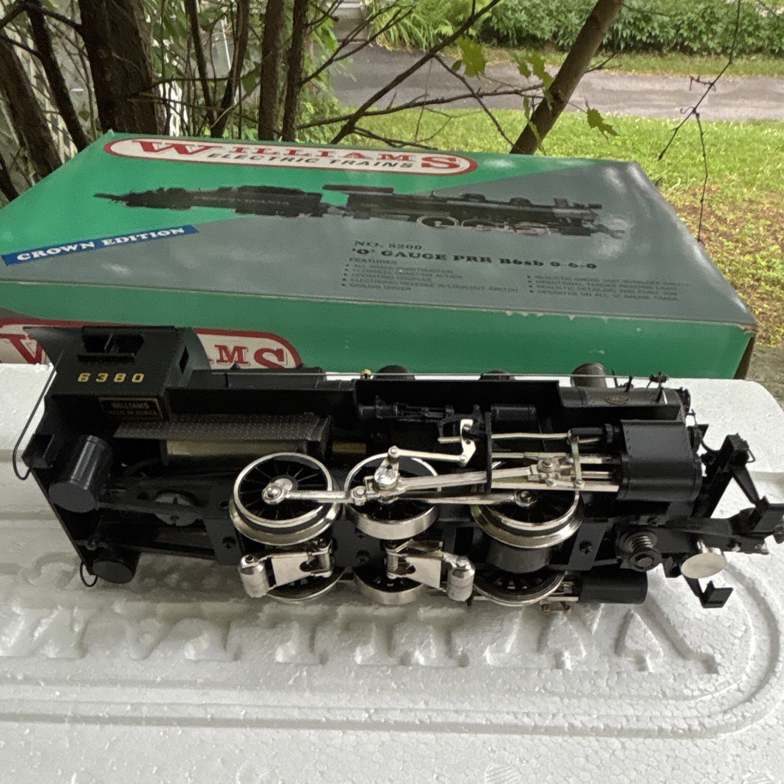 Williams O Gauge Pennsylvania RR PRR B6sb 0-6-0 Steam Loco AC 3-Rail 5200