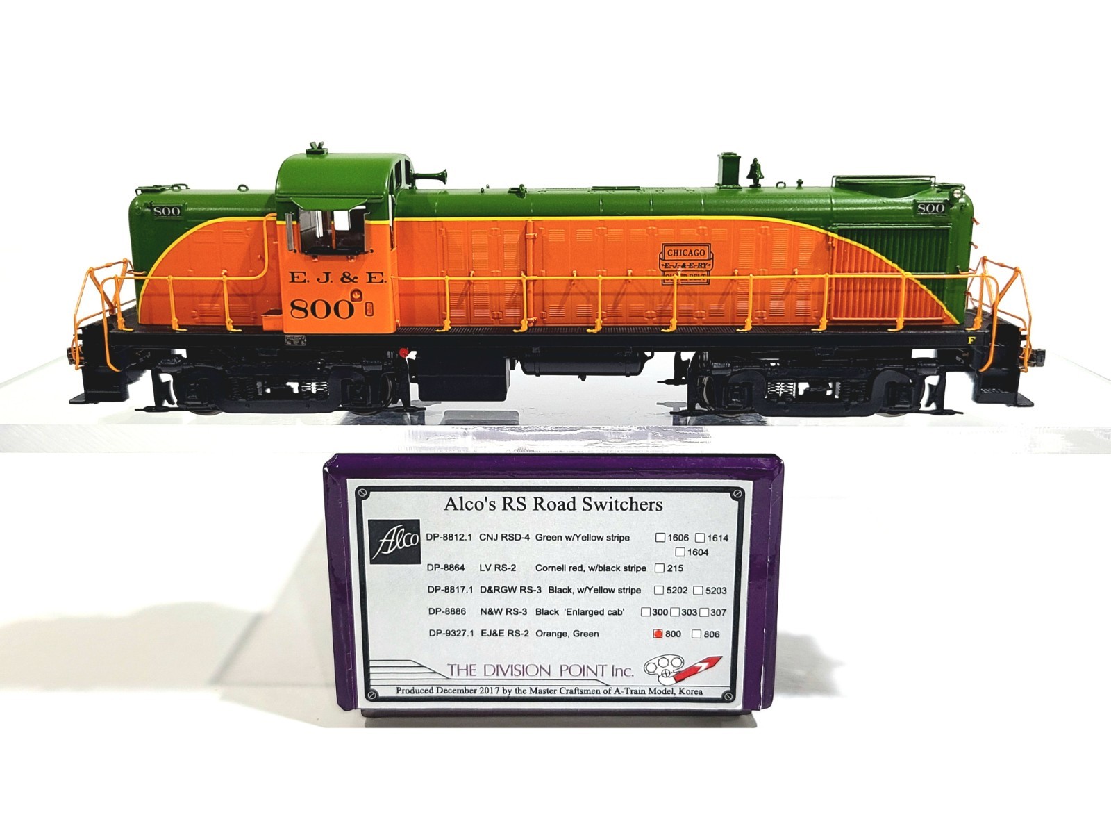 Division Point EJ&E Alco RS-2 Eljin Joliet & Eastern #800 HO Brass #DP-9327.1