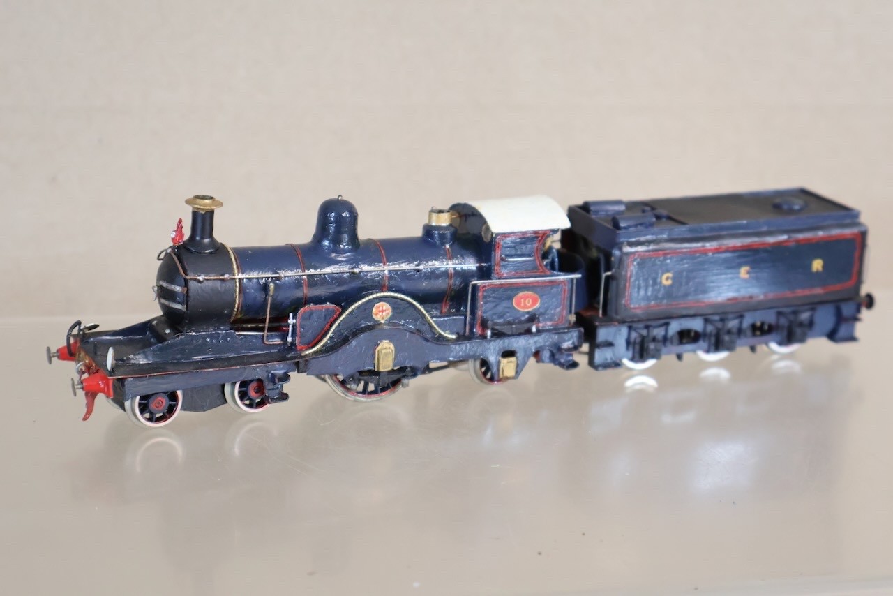 HORNBY KIT BUILT GREAT EASTERN RAILWAY GER 4-2-2 CLASS P43 LOCOMOTIVE 10 op
