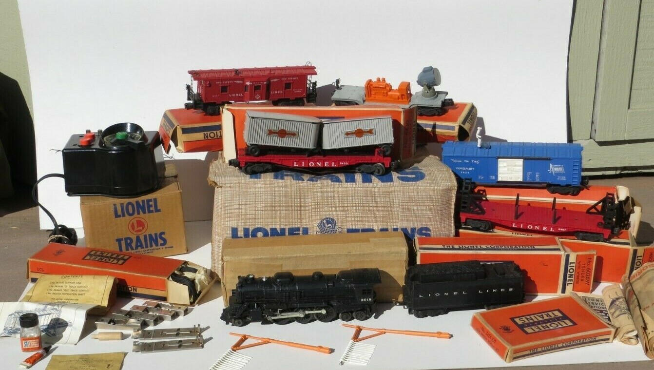 Lionel Postwar 2265WS Set 1950s w/ Boxes: 2018 6430 3424 6026W 3620 6517